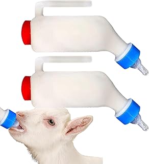 Generisch Ziegenfütterungsflaschen - Zwei Flaschen Für Lämmer,Tierpflegebedarf Mit Skala Und Griff Für Ziege Schaf Welpe Kleintiere product image