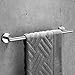 Bowarepro Toallero de ducha cepillado Percha de acero inoxidable Toallero de mano Toallero Barra de 30 cm para baño Accesorios de baño Montado en la pared Acabado pulido (plata)