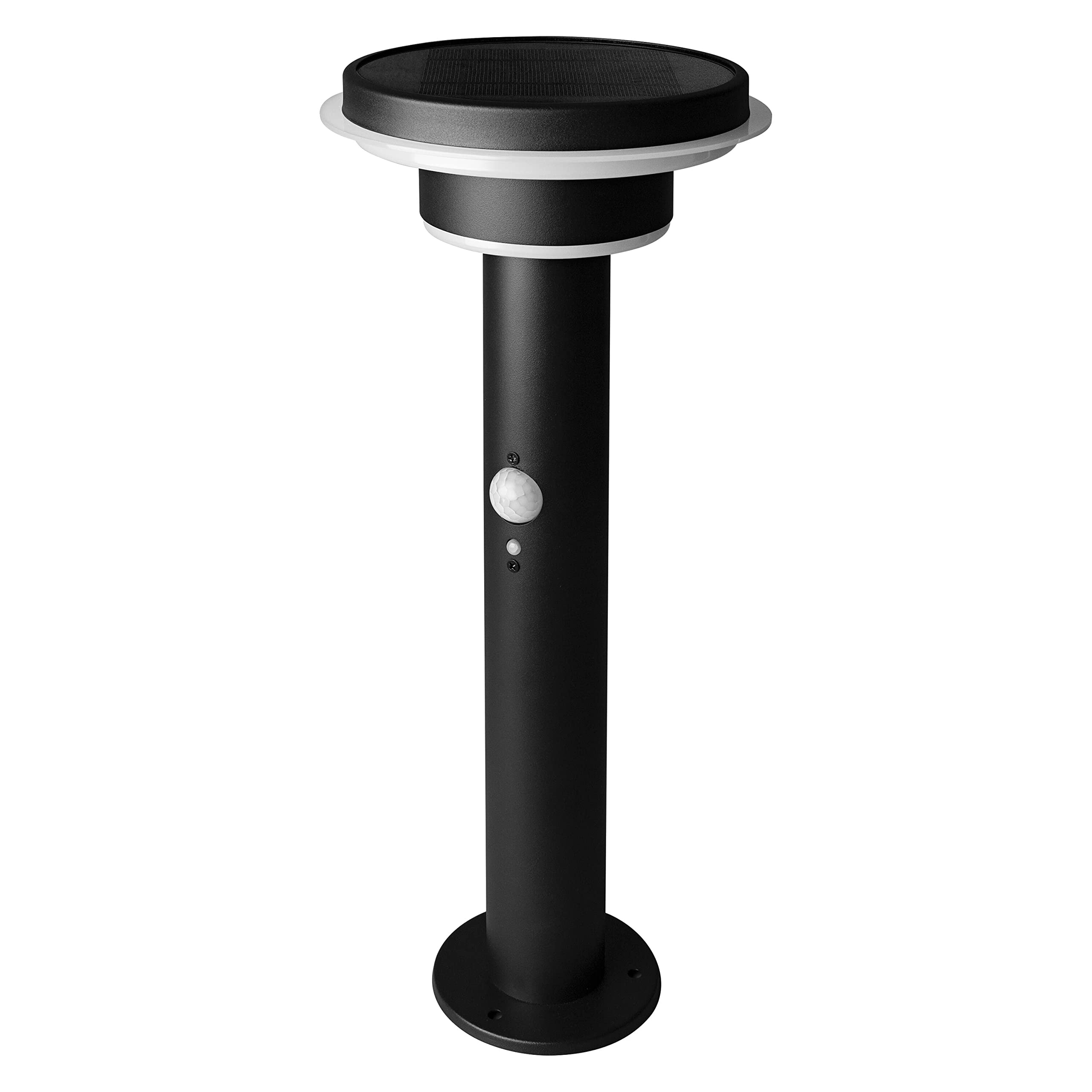 Ledvance Endura Style Solar Çift Daire Ayaklı Lamba, Paslanmaz Çelik, 6 W, Siyah, Tek Boy