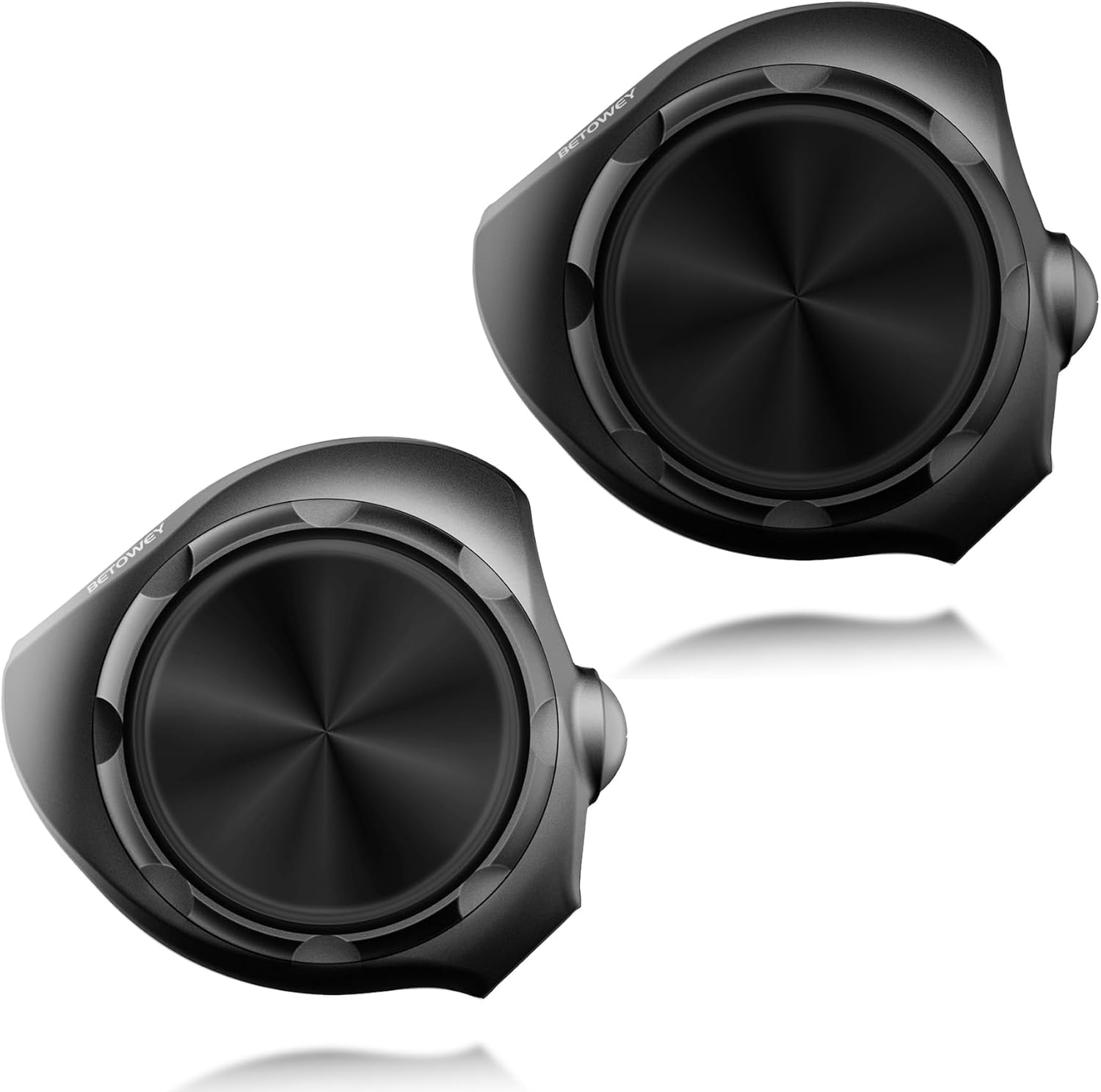 Kit Bluetooth Casque Moto Y3, Intercom Moto pour 2 Personnes avec Étanchéité IP67 et Haut-Parleurs Hi-FI, Idéal pour ATV/Motoneige (2 Pièces)