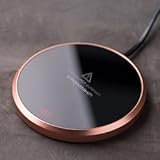 Coffee Mug Warmer - KRGMNHR 18Watt Auto Shut Off Cup Warmer for Home Office Desk Use, Electric Beverage Warmer Heating Plate for Cocoa,Tea, Water, Milk, Rose Gold