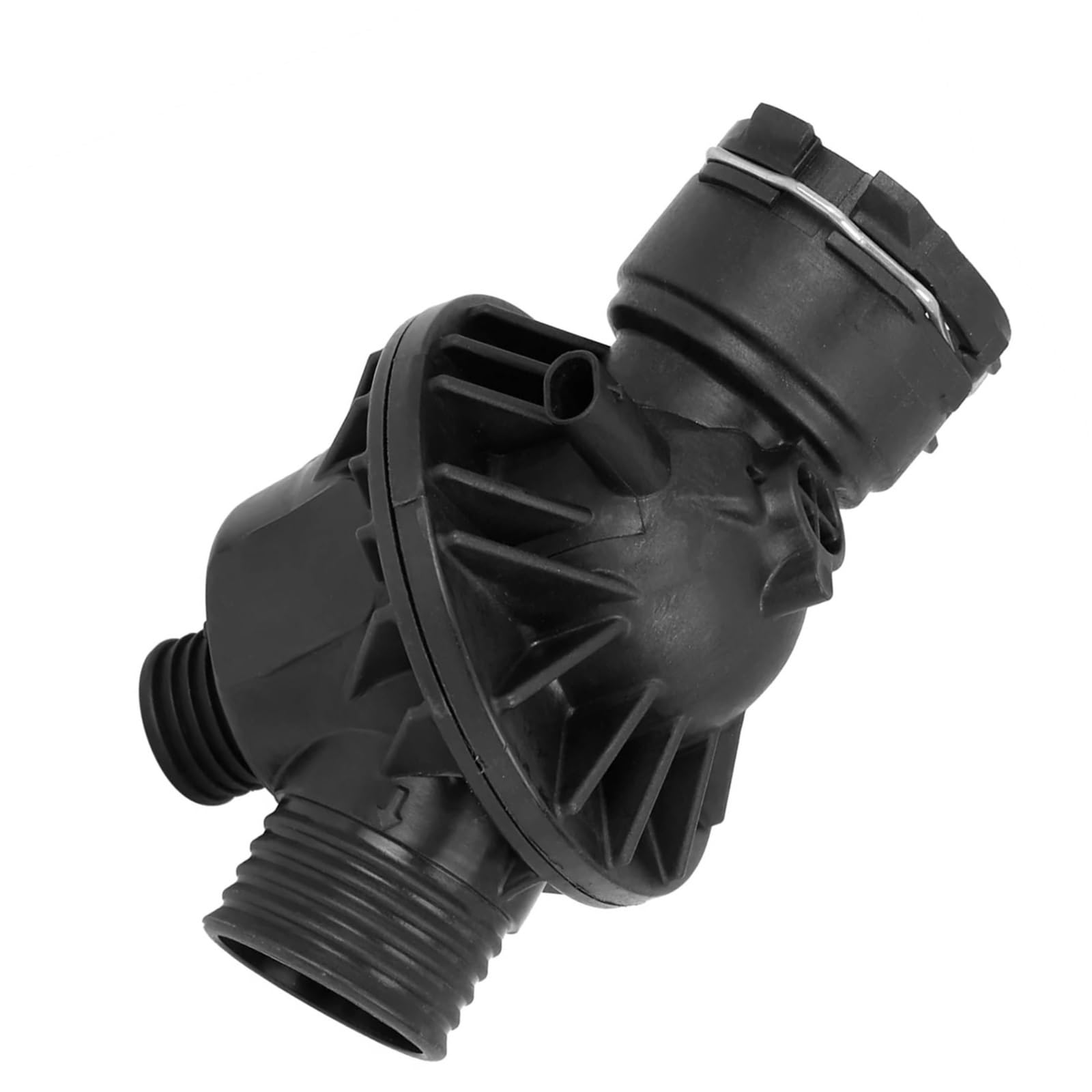 車のエンジン冷却液サーモスタットハウジングアセンブリ 11537534521 プジョー 207 308 3008 5008 と互換性 車エンジン冷却液 サーモスタットハウジングアセンブリ 11537534521 プジョー 207 308 3008 5008 対応 ミニ 車エンジン クーラント サーモスタット  ハウジング ... エンジンサーモスタットハウジング に適合する 535I ベースセダン 4ドア 2011-2015 車用 冷却水出口 サーモスタットカ