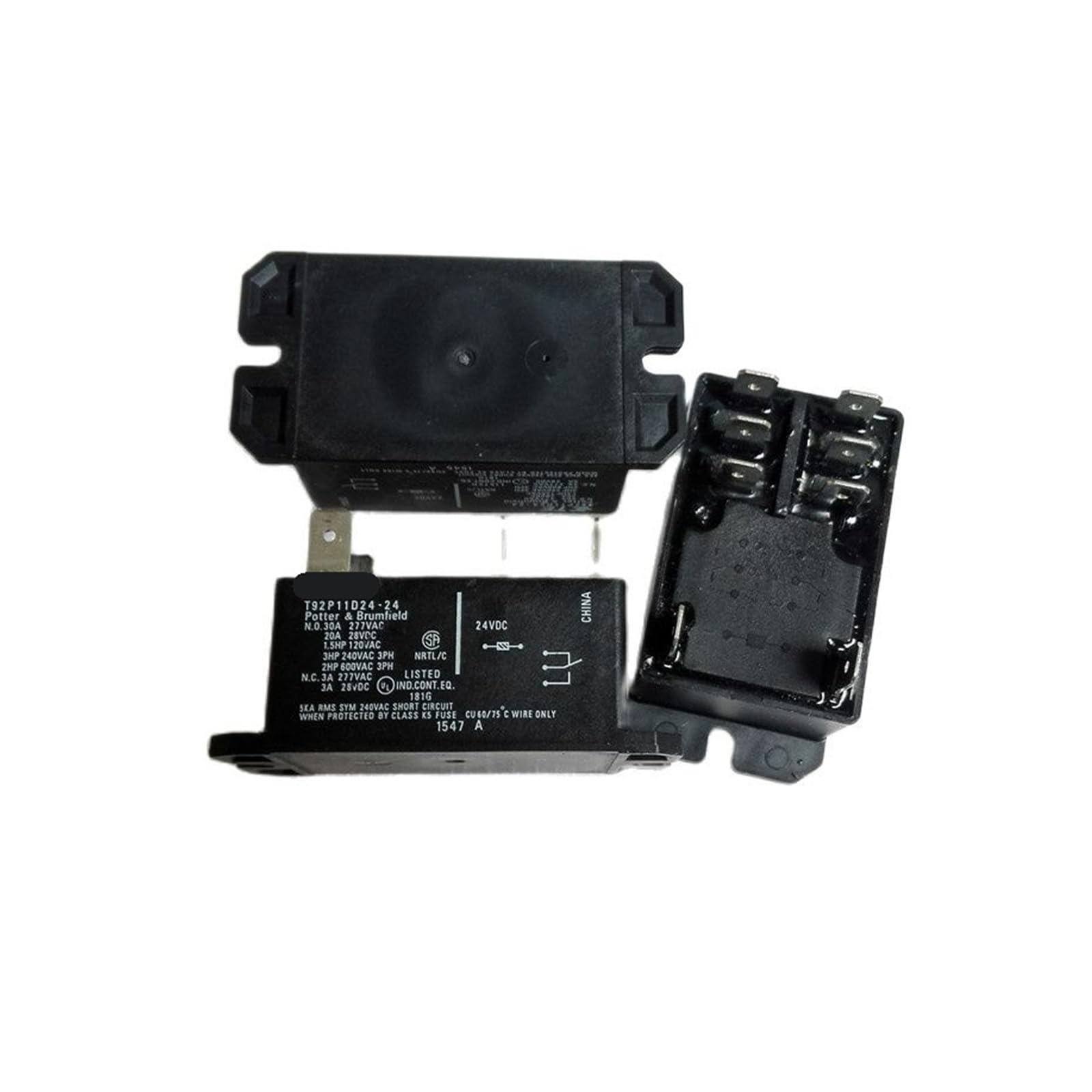 Relais de puissance T92P11D24-24 24V 30A avec contact 2 marche/arrêt 1pc