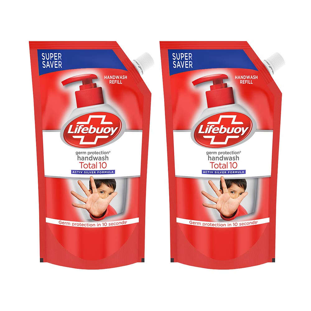 Lifebuoy Total 10 Activ Natural Germ Protection Handwash Refill, 750 ml (Pack of 2) (B082TFVV1N) Amazon Price History, Amazon Price Tracker