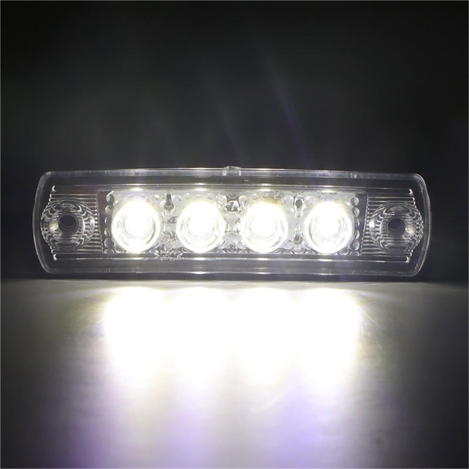 Luci Di Posizione Sul Tetto 2 Luci Parasole Da 24 V Uso Adatto Per MAN TGA TGL TGM TGS TGX, Luci Di Segnalazione For Tetto Cabina Camion, Lampade Parasole 81252606121 81.25260.6121(2pcs White)