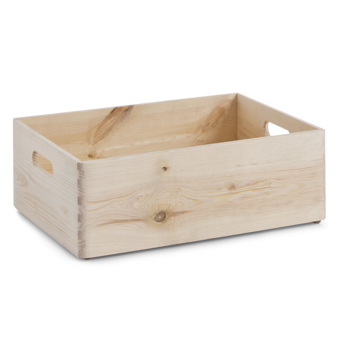Zeller Kiste, Holz, Natur, 40 x 30 cm Küche, Haushalt & Wohnen