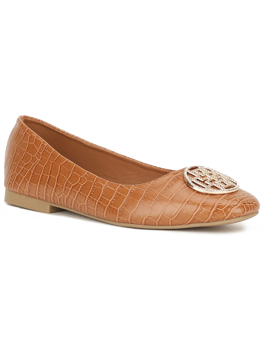 Bata Women T Buckle Ballerina, Beige, UK 4, (5518633) (B0B94XVFFR) Amazon Price History, Amazon Price Tracker