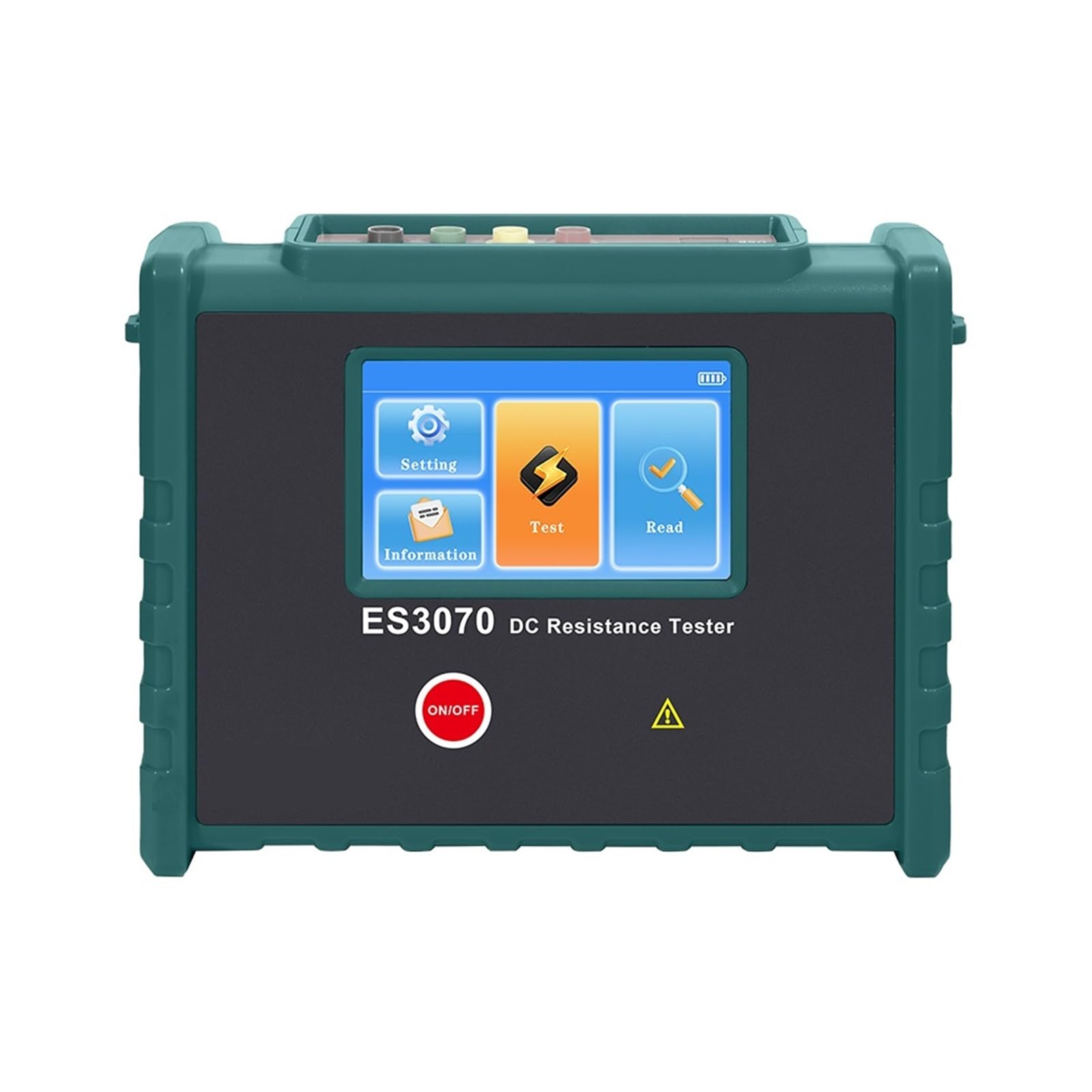 Analyseur de réseaux électriques, Testeur d'impédance cc d'enroulement de transformateur ES3070, numérique uniquement, plage détection 10.0u-50.00K 10A, fonction Anti-surcharge portable