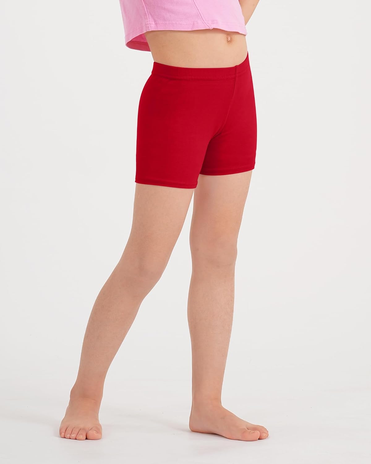 BOOPH 4 Pack Girls Bike Shorts Cartwheel Shorts for Toddlers Kids Under Dress Dance Short 5-14 Years - Image 4