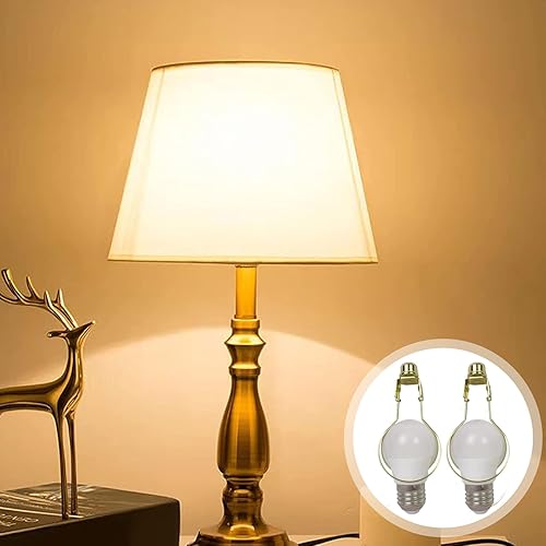 Miniatura 3 de 2 adaptadores de clip de bombilla para pantalla de lámpara, soporte de pantalla con perilla de sombrero y niveladores de silicona, adaptador de