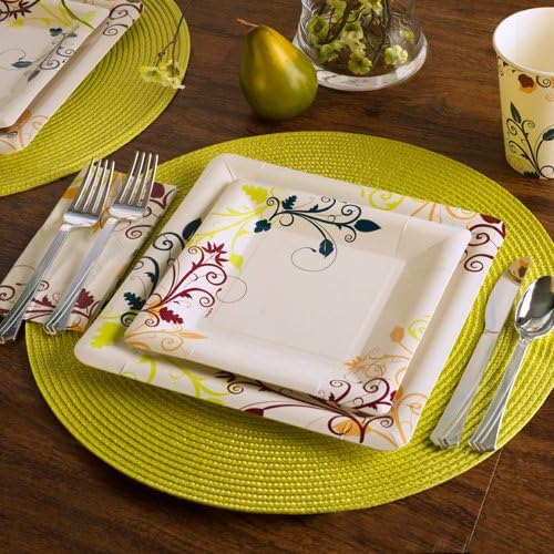 Plastic Cutlery Silverware Heavyweight Disposable Flatware, Plastic Cutlery Like Silver Combo Pack 144 pieces - 36 of each Fork, Knife, Teaspoon, Soup spoon