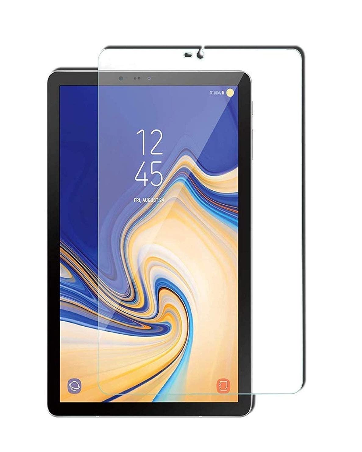 Realtech [Pack of 1 Samsung Galaxy Tab S4 10.5 SM-T830 SM-T835 3D Tempered, Full Tempered Glass for Samsung Galaxy Tab S4 10.5 - Transparent (B07J3F7T2N) Amazon Price History, Amazon Price Tracker