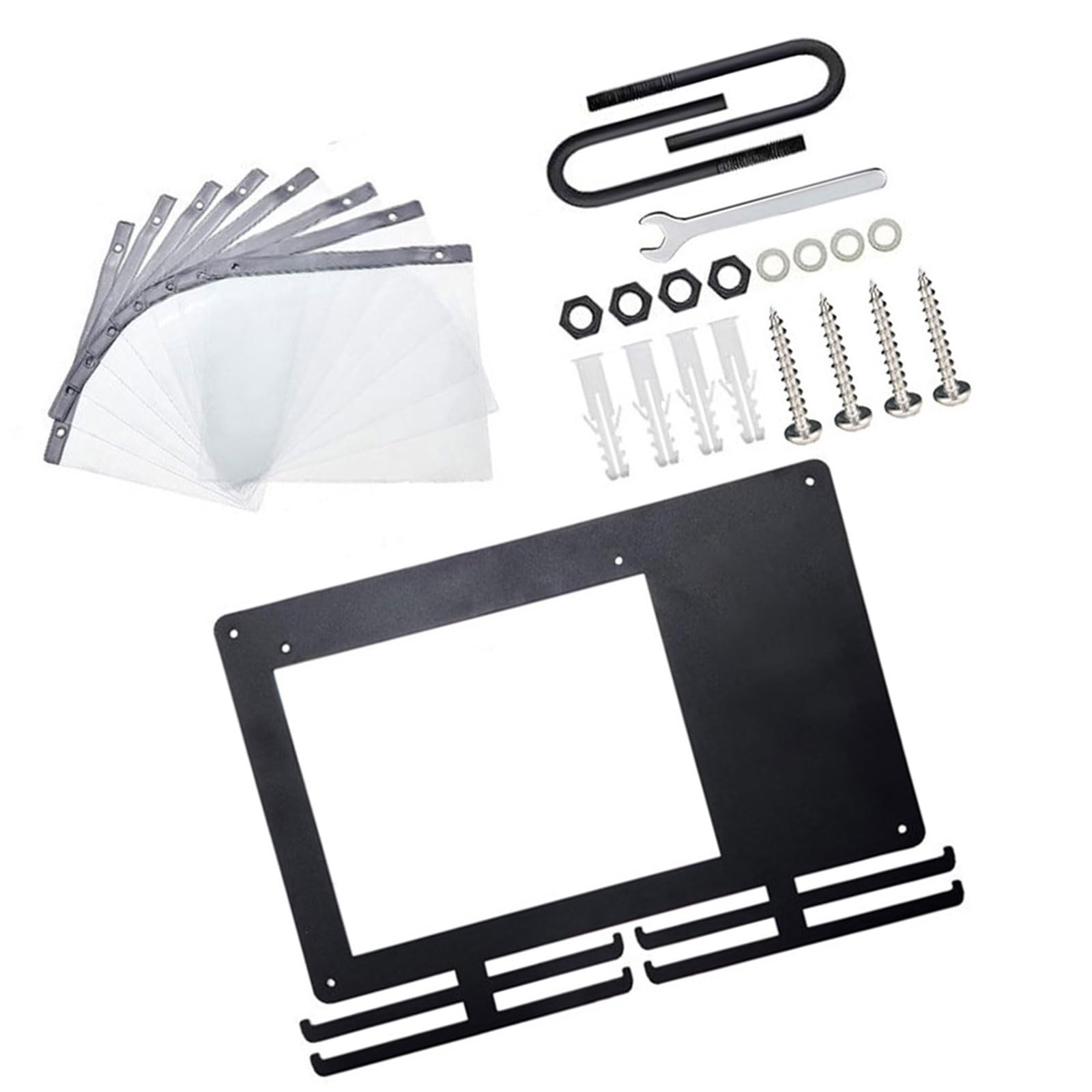 NEWFT Triathlons Running Achievement Display Board with Medals Racks Bib Holders Chalkboard Carbon Steel Wall Mount Shelf Wall Mounted Running Award Organiser