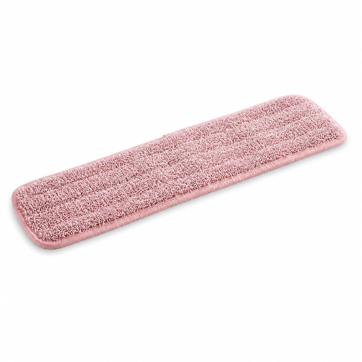 [4 Pack] Commercial Microfiber Hook and Loop Mop Pad by Glownary – Pink, Model Mfhwdp18pk