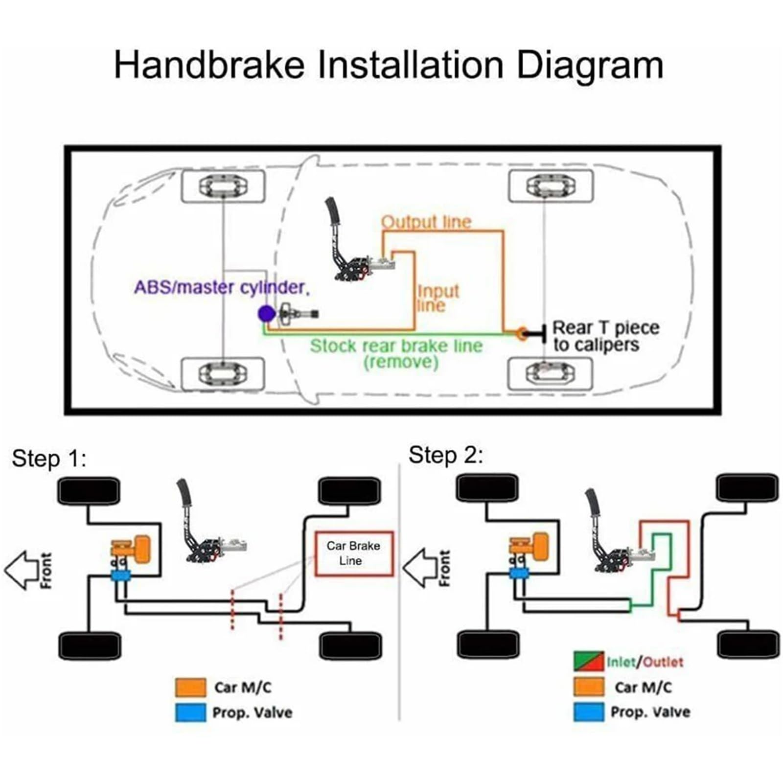 Samochód Wyścigowy Hydraulic Drift Hydro E-Brake E Brake Racing Handbrake Dźwignia Hamulca Ręcznego Z Długim Ramieniem Parking Brake