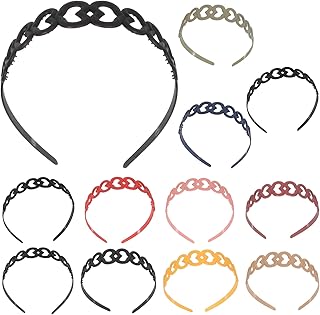 FOMIYES Thick Headband Ladies Headbands Girl Headbands 12Pcs Elastic Hair Hoops Hair Accessories for Women Girls Wide Headbands Colored Headbands Heart Headband Girls Headbands Hairbands