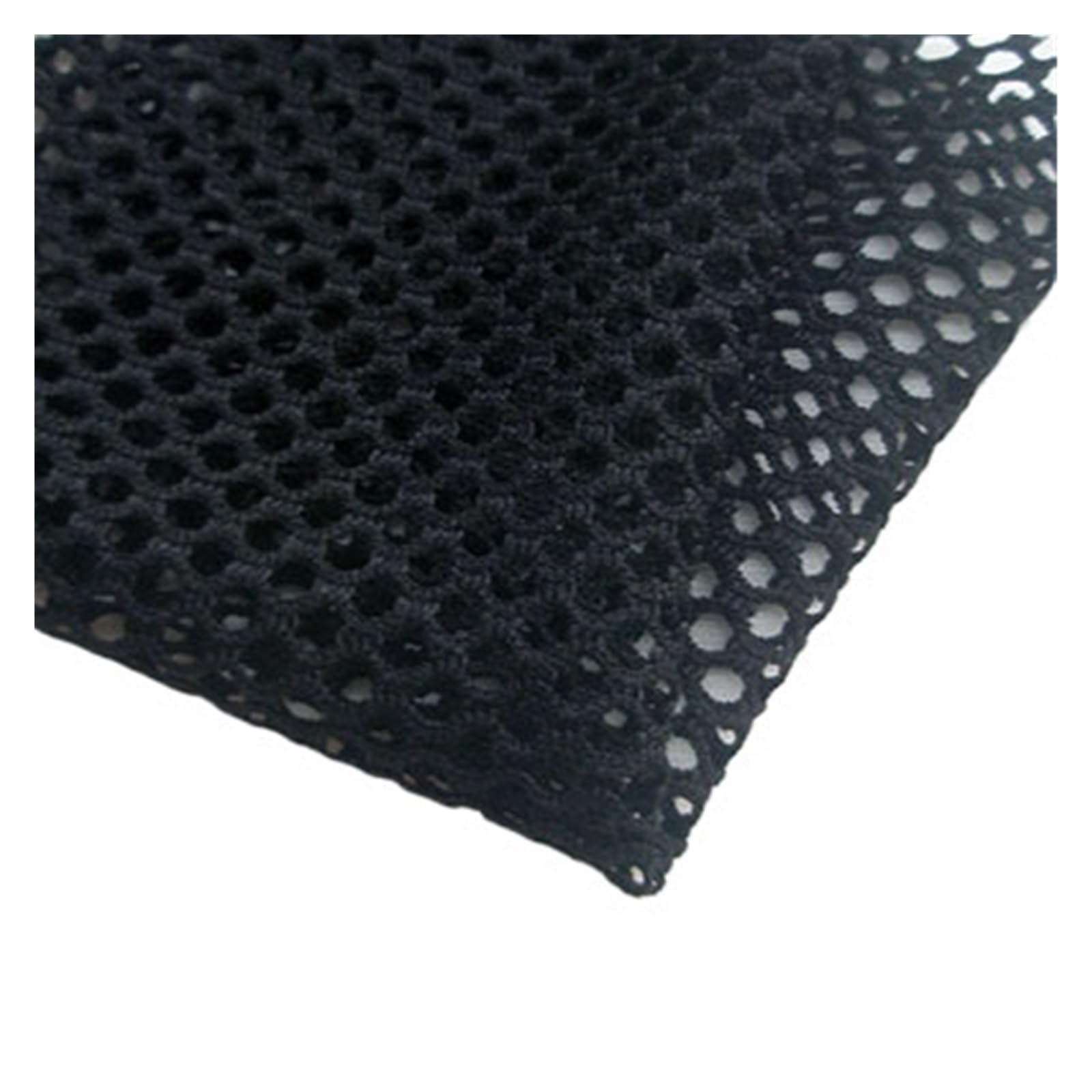 Soft Black Stretch Net Fabric Spandex Mesh Knitted Apparel Lingerie Cloth(Black,30cmx150cm)