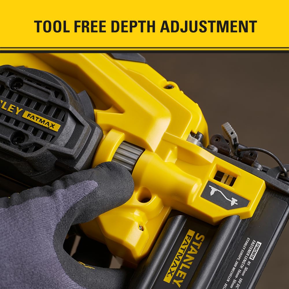 STANLEY Clavadora de Finition V20 Li-Ion 18V 18Ga pour Professionnels – Performance sans Fil avec Action Précise