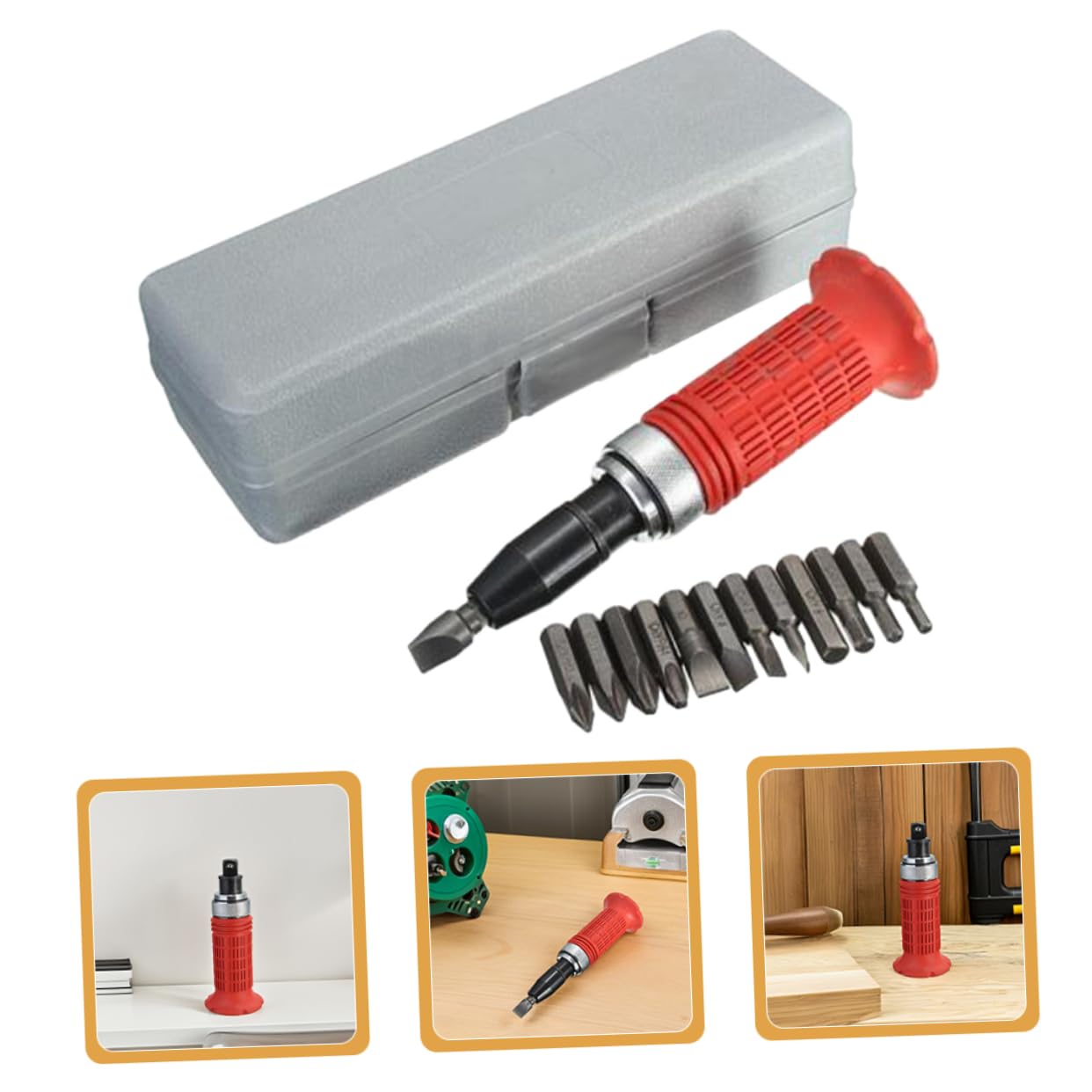 Alipis 1 Juego Destornilladores Inoxidable de Alta Resistencia con Puntas de Kit Completo para Reparación y de Herramientas
