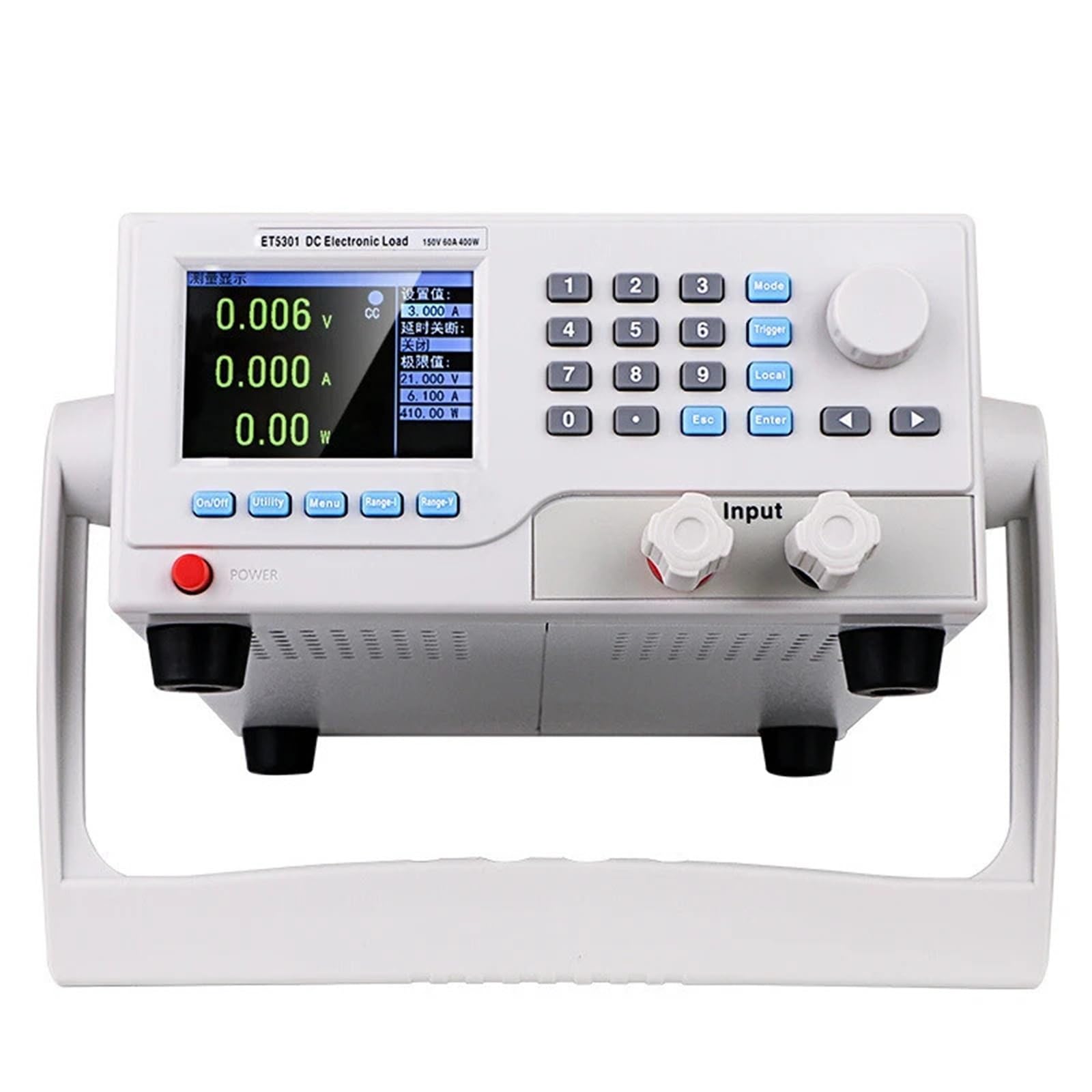 Testeur de charge électronique, Testeur de charge électronique DC Programmable, 150V/60A/400W, testeur résistance d'isolation batterie