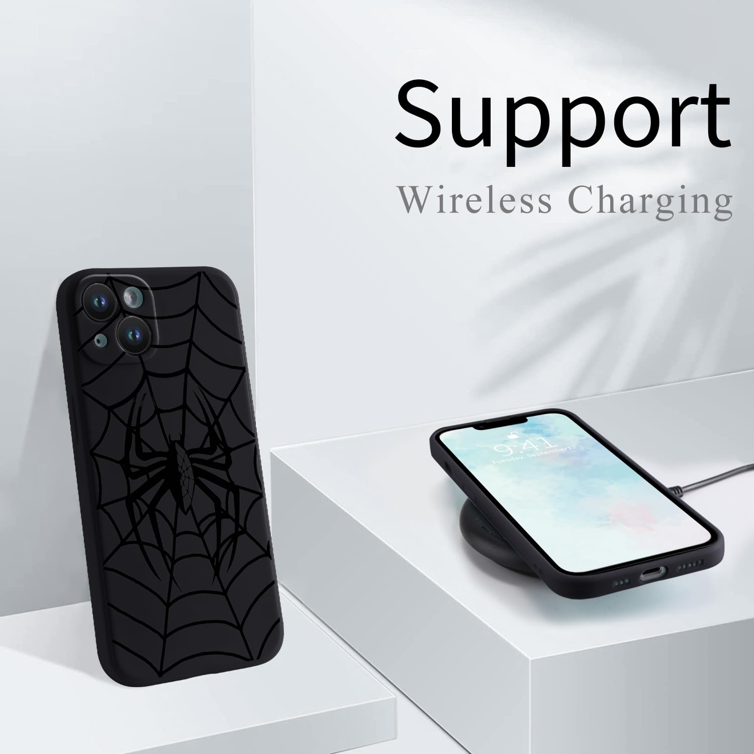 Amazon.com: Wihytec Spider Web Black Phone Case for iPhone