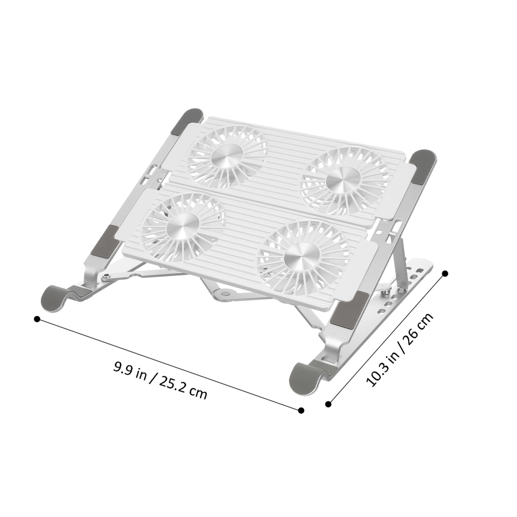 Uonlytech Supporto Ventilato Per Laptop Base Di Raffreddamento Per Computer Portatile Con Ventole Multiple Struttura Stabile e Design Ergonomico Per Uso Quotidiano