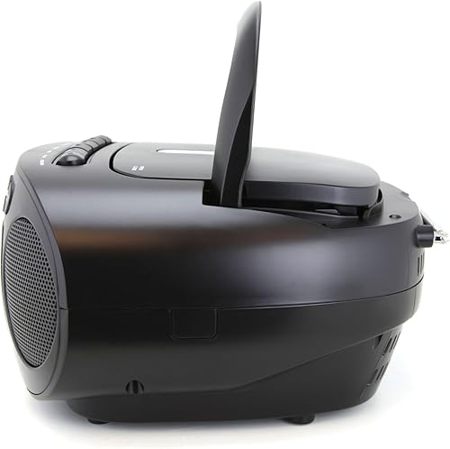 Miniatura 8 de Emerson EPB-3003 Boombox portátil de CDcasete con radio AMFM, color negro