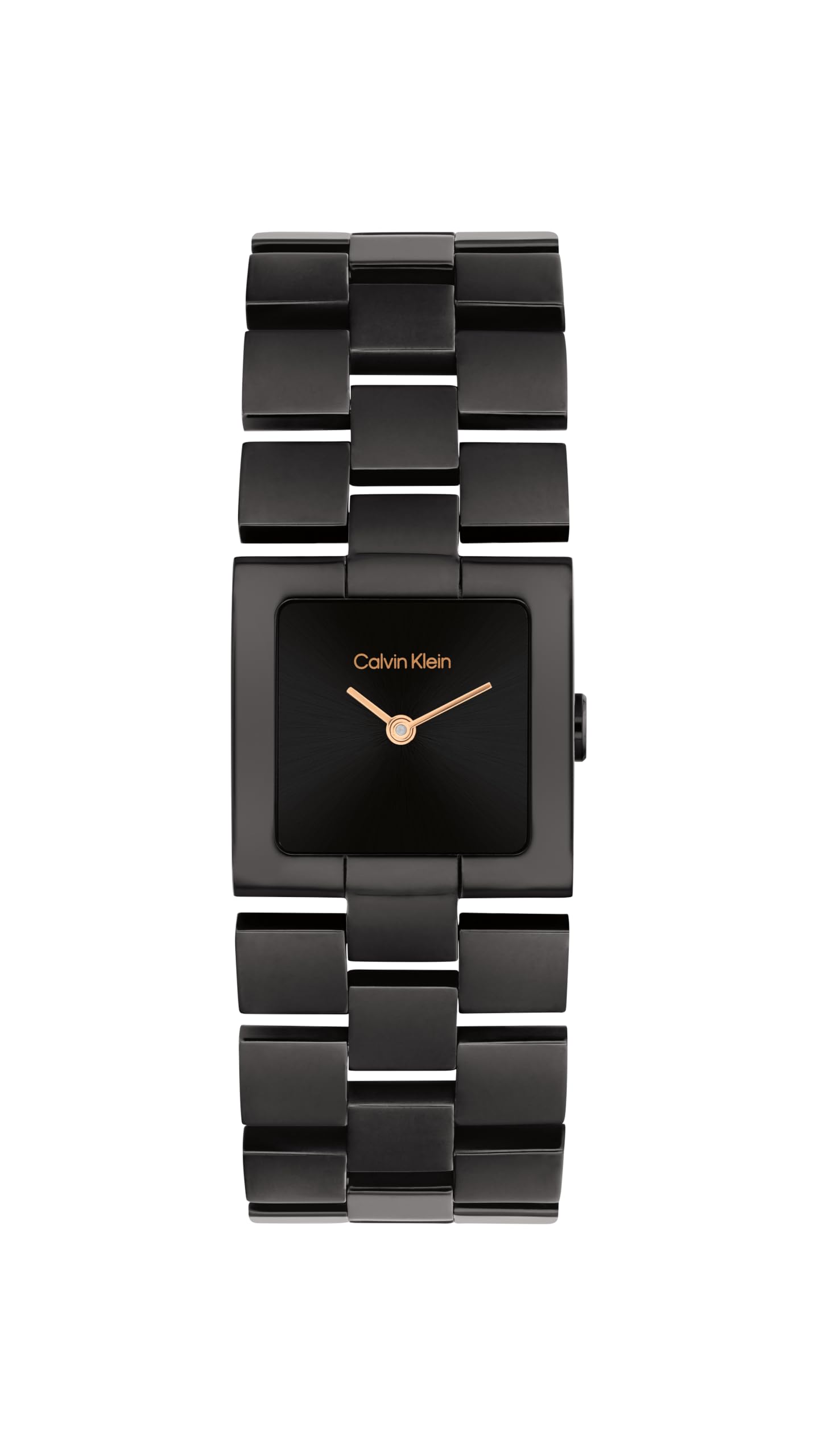 Calvin Klein Reloj De Movimiento De Cuarzo De Dos Manecillas para Mujer Colección CK Meridian con Caja Rectangular y Correa de Acero Inoxidable con descuento
