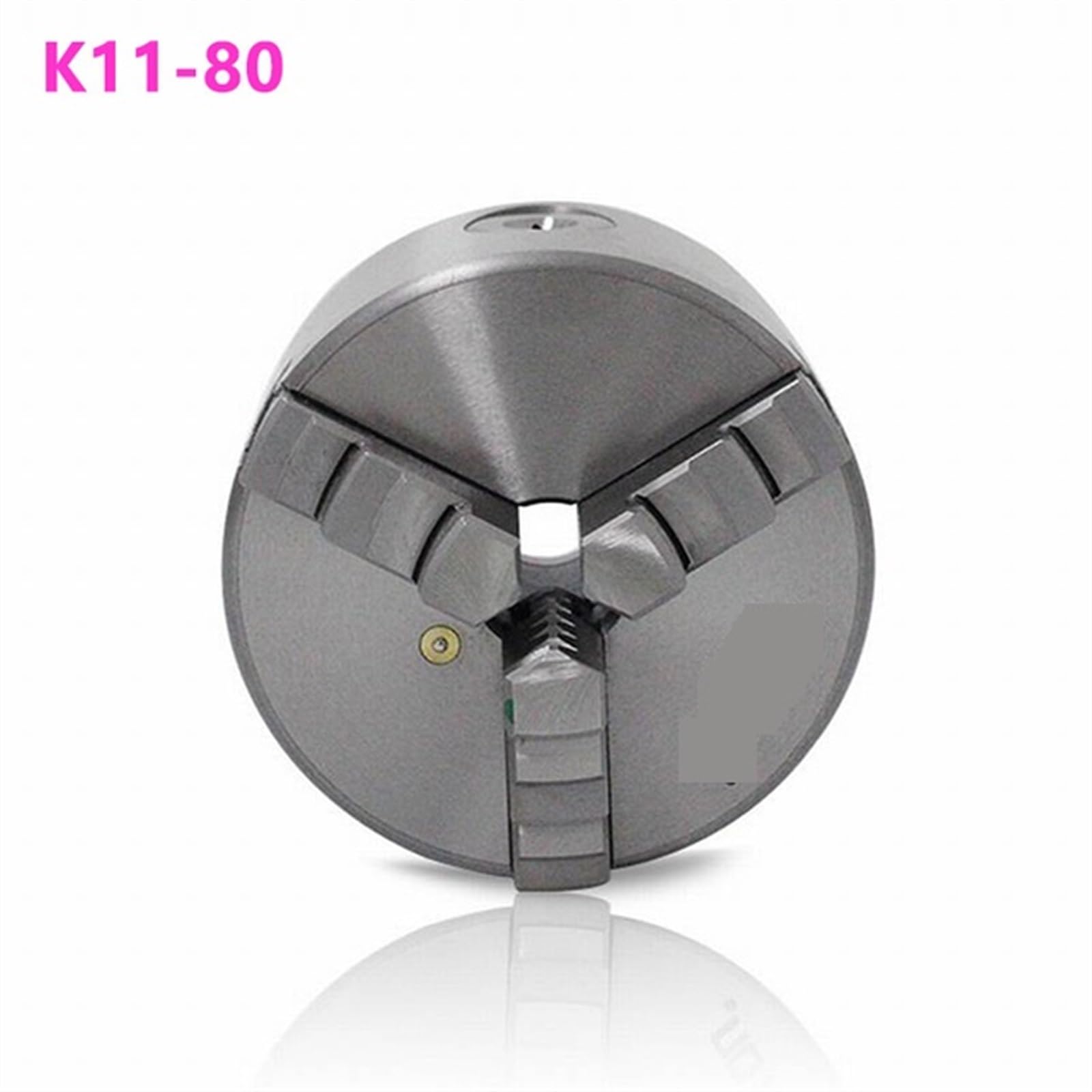 Mandrino for tornio a 3 Griffe 80mm 100mm 125mm 130mm 160mm 200mm Mandrino in Metallo autocentrante Utensile for la Lavorazione dei Metalli CNC(K11-80)