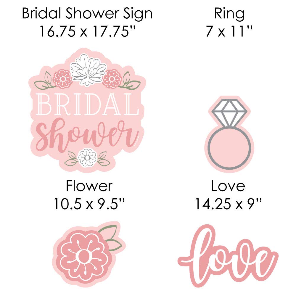 amazon-com-big-dot-of-happiness-floral-bridal-shower-yard-sign-and-outdoor-lawn-decorations-pink-set-of-8-patio-lawn-garden for Free Printable Bridal Shower Cupcake Toppers Printables Amazon.com: Big Dot of Happiness Floral Bridal Shower - Yard Sign and Outdoor Lawn Decorations - Pink - Set of 8 : Patio, Lawn & Garden for Free Printable Bridal Shower Cupcake Toppers Printables