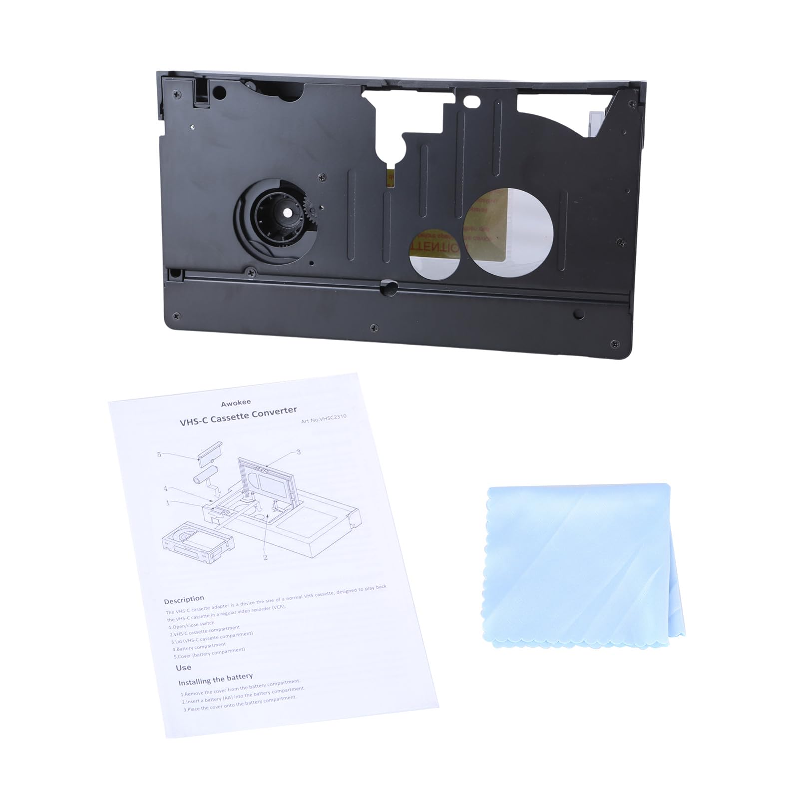 Adaptateur de cassette vidéo motorisée pour caméscopes - Transfert vidéo à domicile facile à utiliser avec 1 bouton