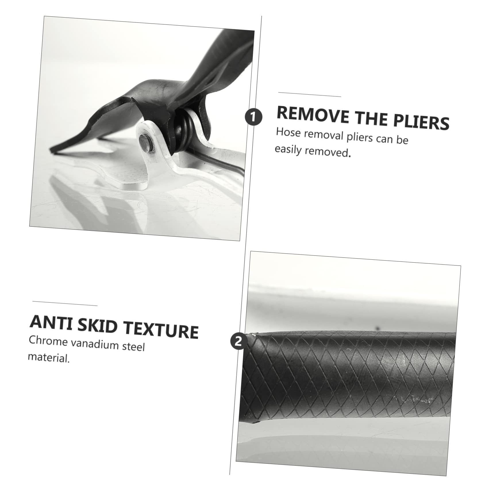 VINTORKY Hose Remover Pliers Set Automotive Tube Clamp Wrench Water Separator Wrench for DIY Repair