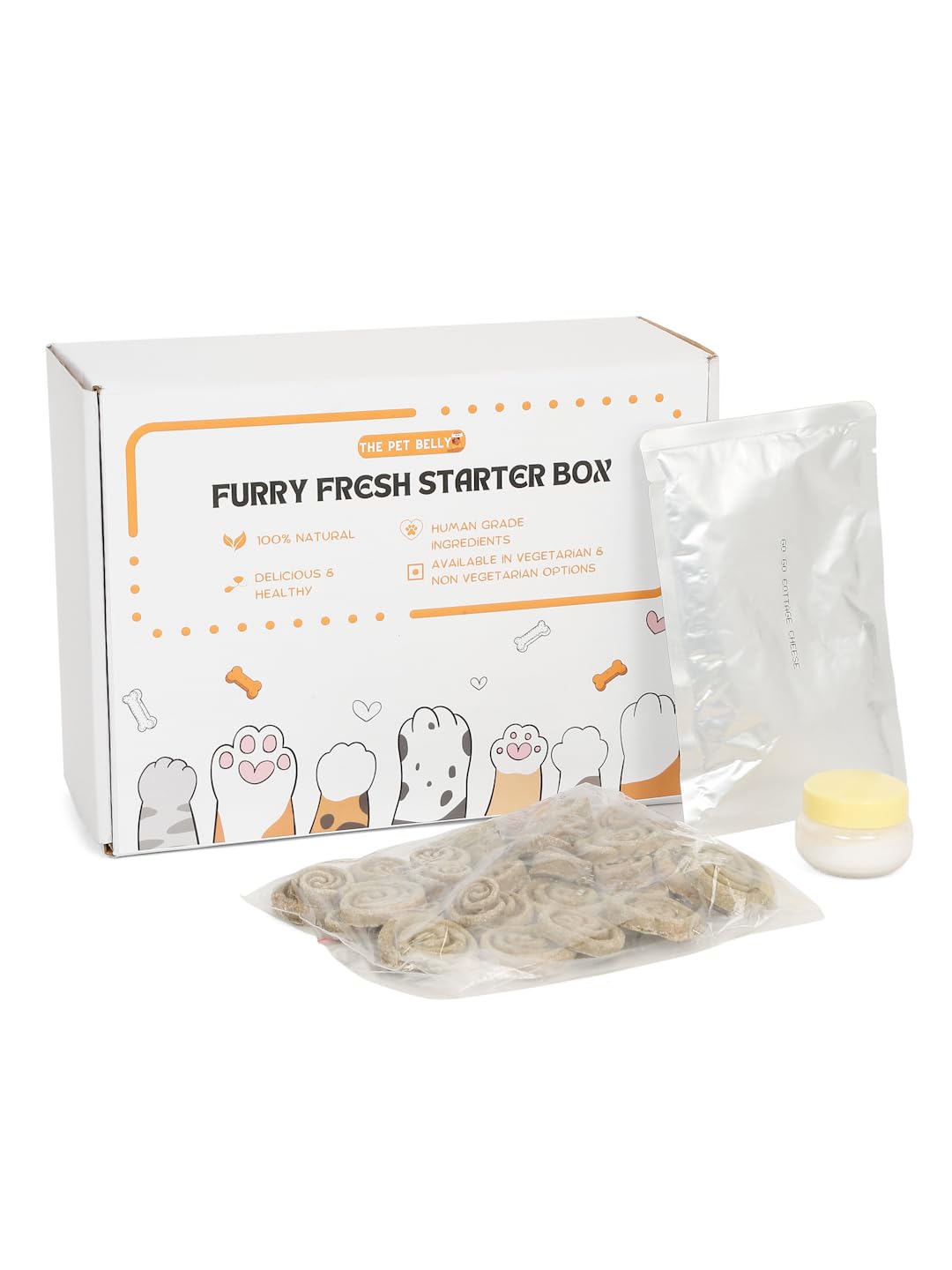 Vegetarian Dog Food Sampler Box : Fresh Arrangement by The Pet Belly (B0D965HN1T) Amazon Price History, Amazon Price Tracker