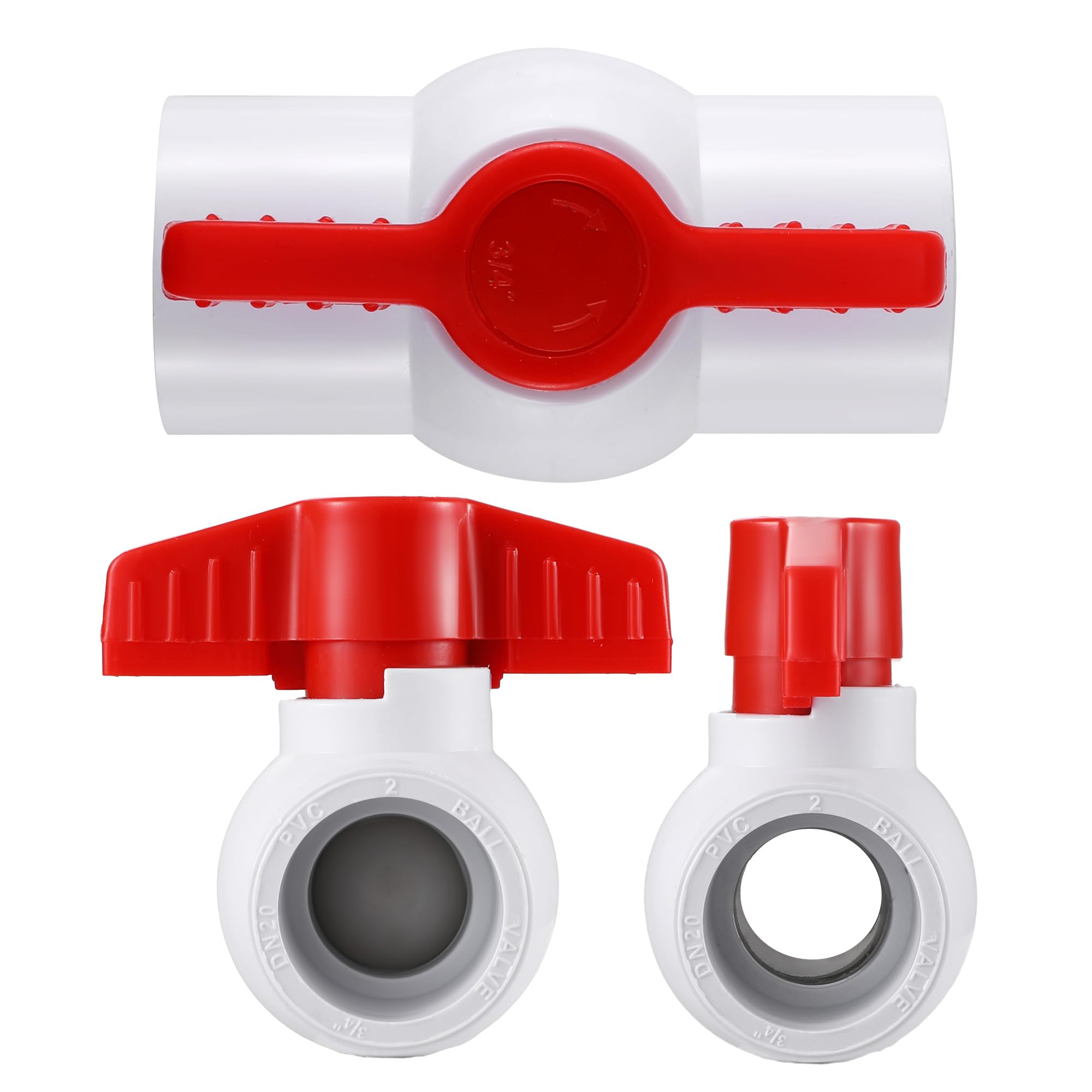 Red T-Handle Valve Red T-Handle PVC Ball Valve - Schedule 40/80, For ...