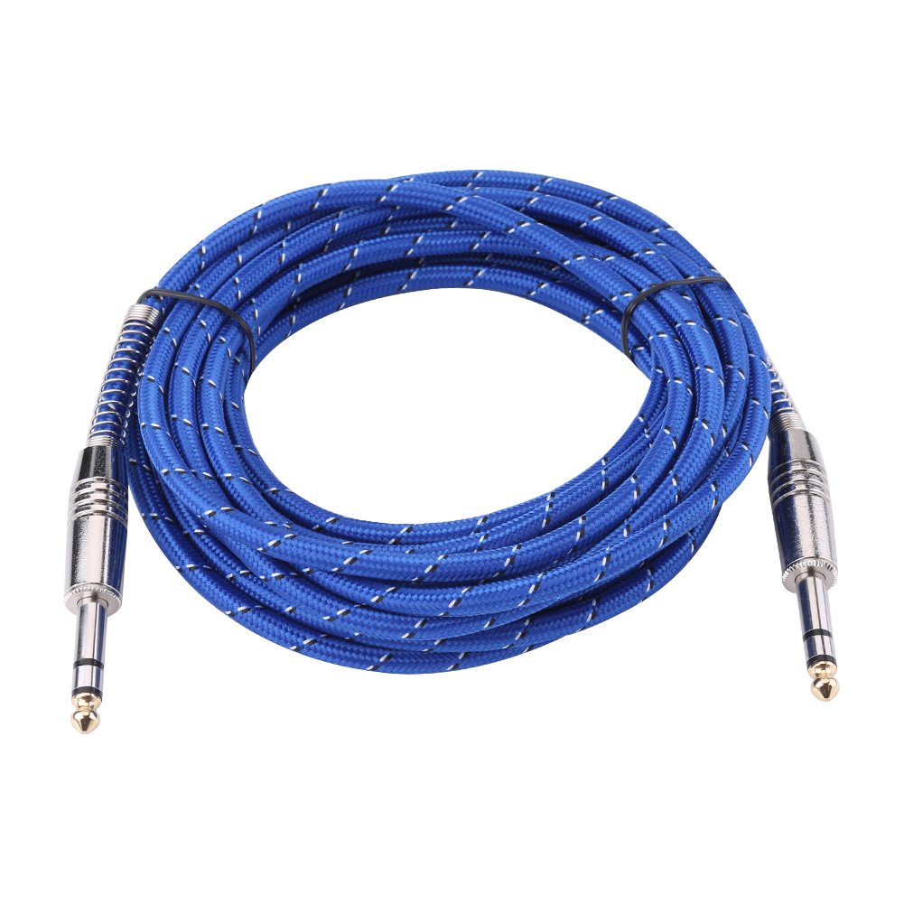 Cavo Audio da 6,35 Mm, Cavo per Cuffie Maschio a Maschio Cavo per Amplificatore per Chitarra Cavo per Cuffie Cavo di Prolunga Audio per Mixer per Chitarra Elettrica Stereo ﻿(20 Meter)