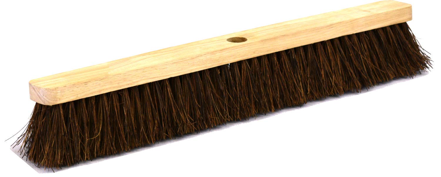 Sterling Ventures Brown Replacement Coco Bassine Broom Brush Heads (24" Bassine)