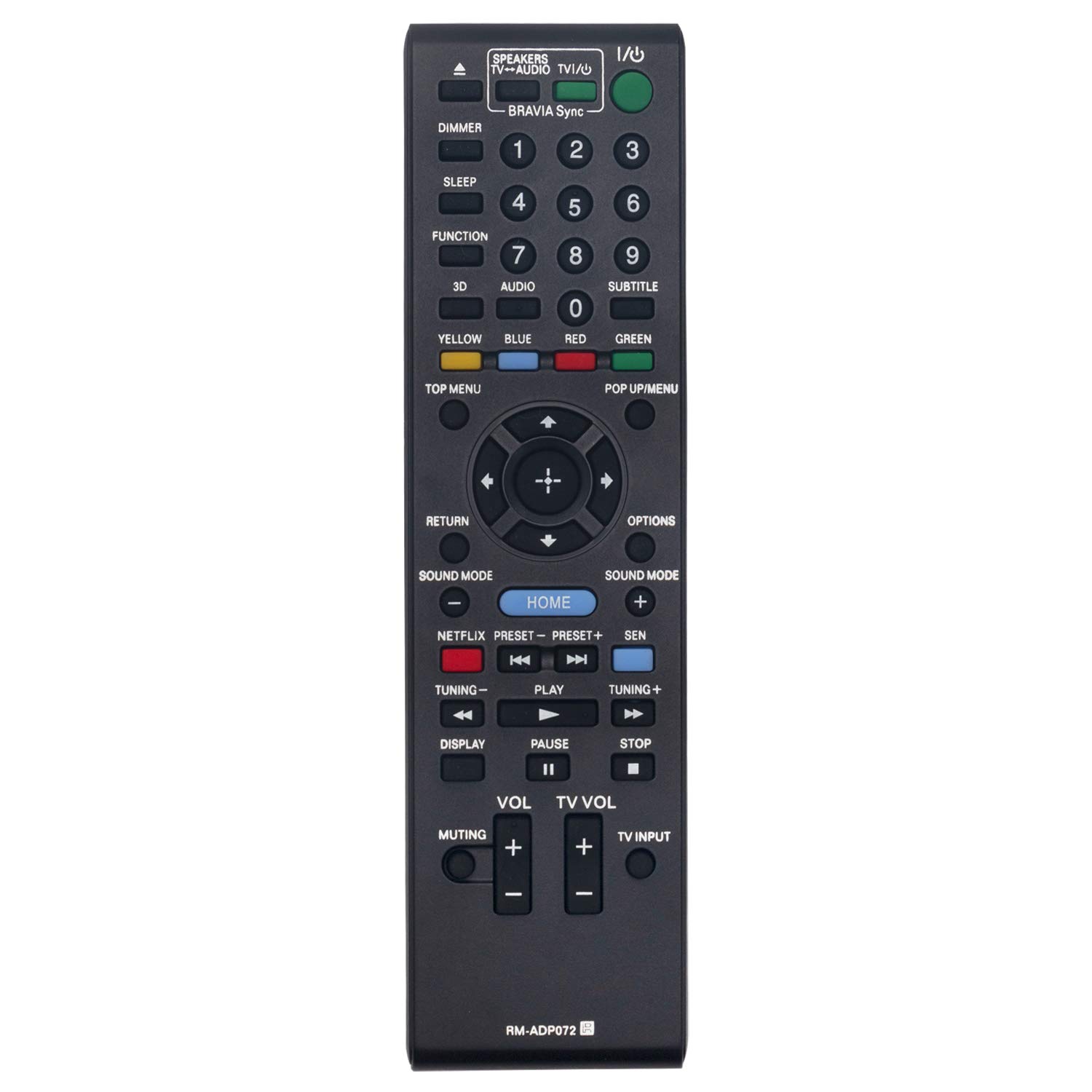 VINABTY RM-ADP072 Telecomando Ricambio Per Sony AV System - Compatibile BDVE385 BDVE390 - 2