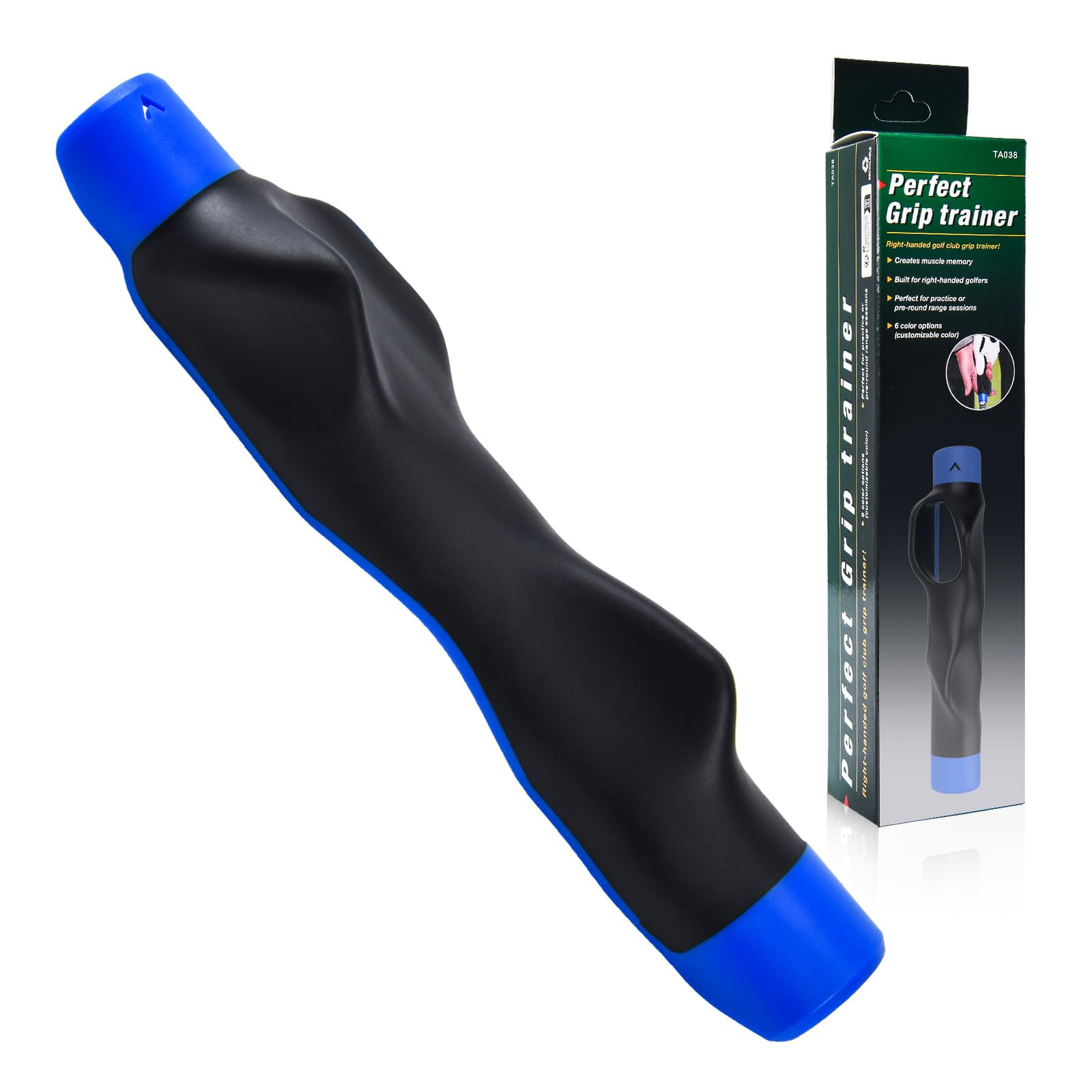 Golf Grip Trainer Swing,Grip Trainer Golf Training Equipment,Golf Grip Trainer Right Hand,Golf Training Aid to Help Train Correct Hand Position