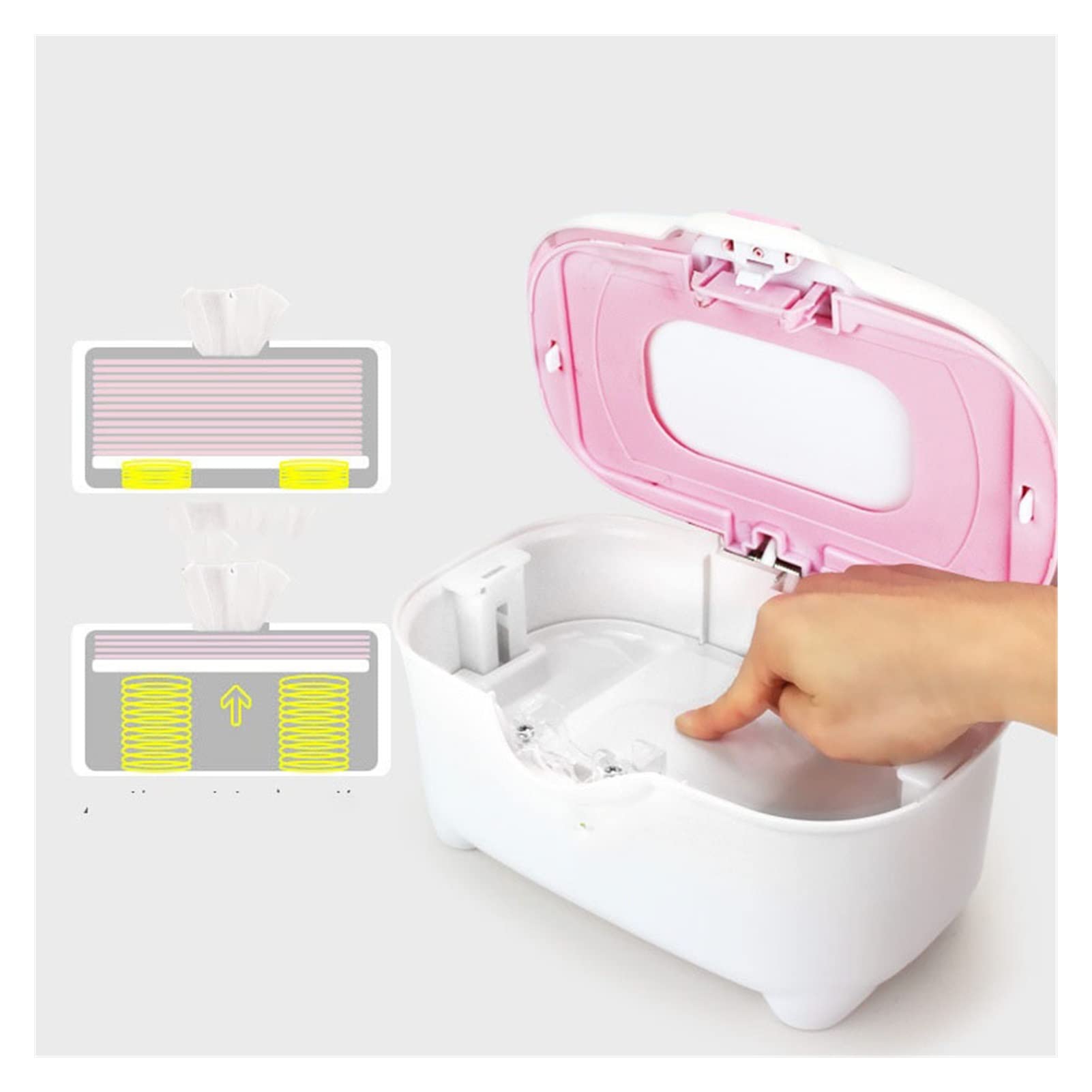 Chauffe Lingettes Réchauffeur d'essuyage Humide Baby Température constante Portable bébé Tissu Humide Chauffe-Tissu Humide Chauffage Isolant