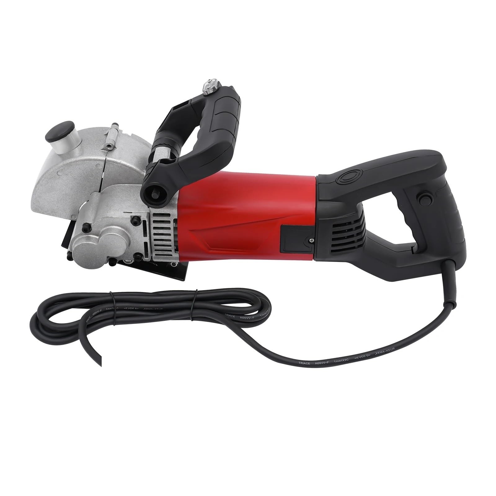 Dust-Free Wall Chaser W/Aiming Line| 2800W 125mm Electric Slotting Machine 5 Blades| Concrete Cutter Powerful Grooving
