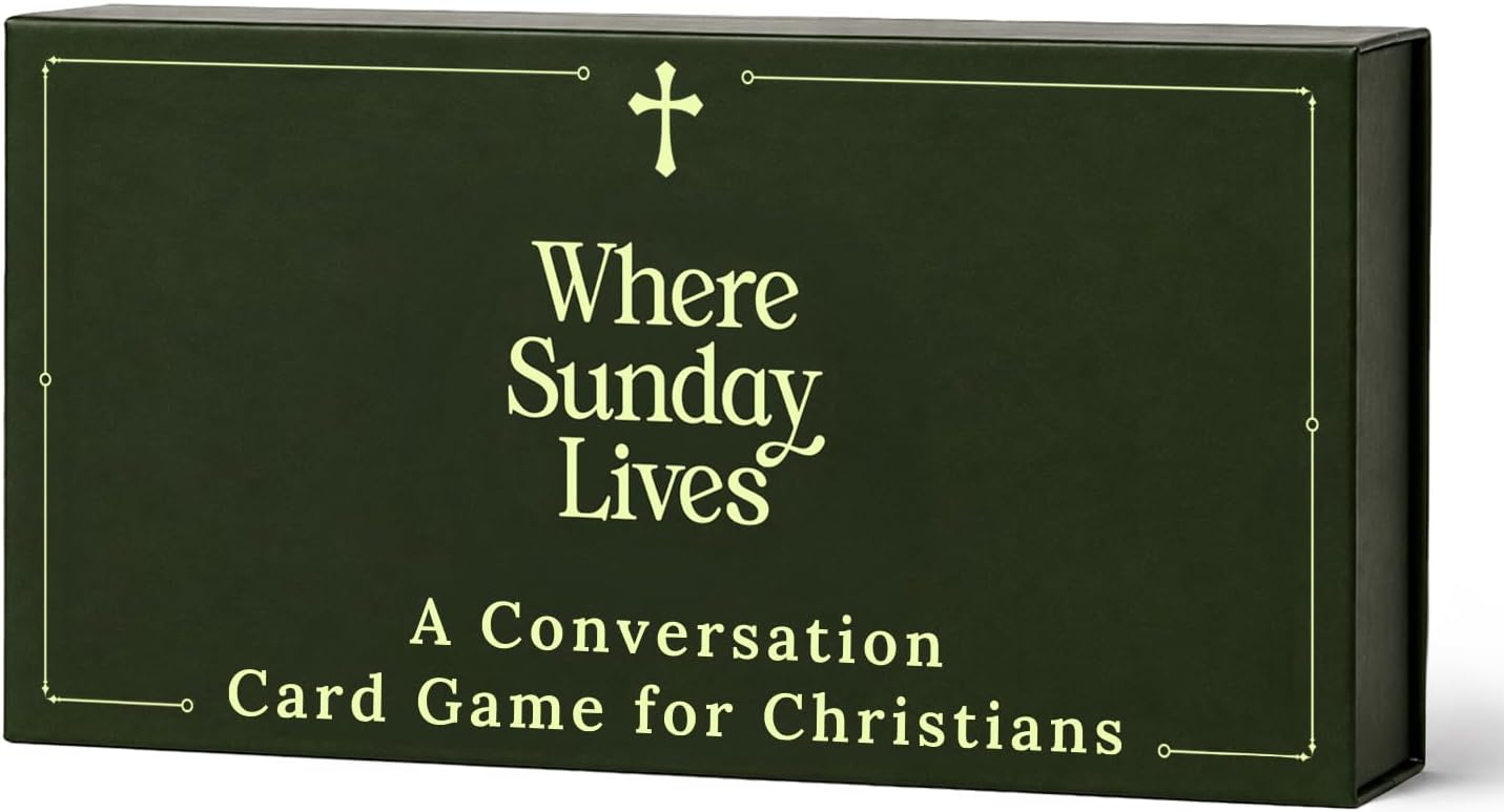 Where Sunday Lives Christian Conversation Cards, Christian Gifts for Women