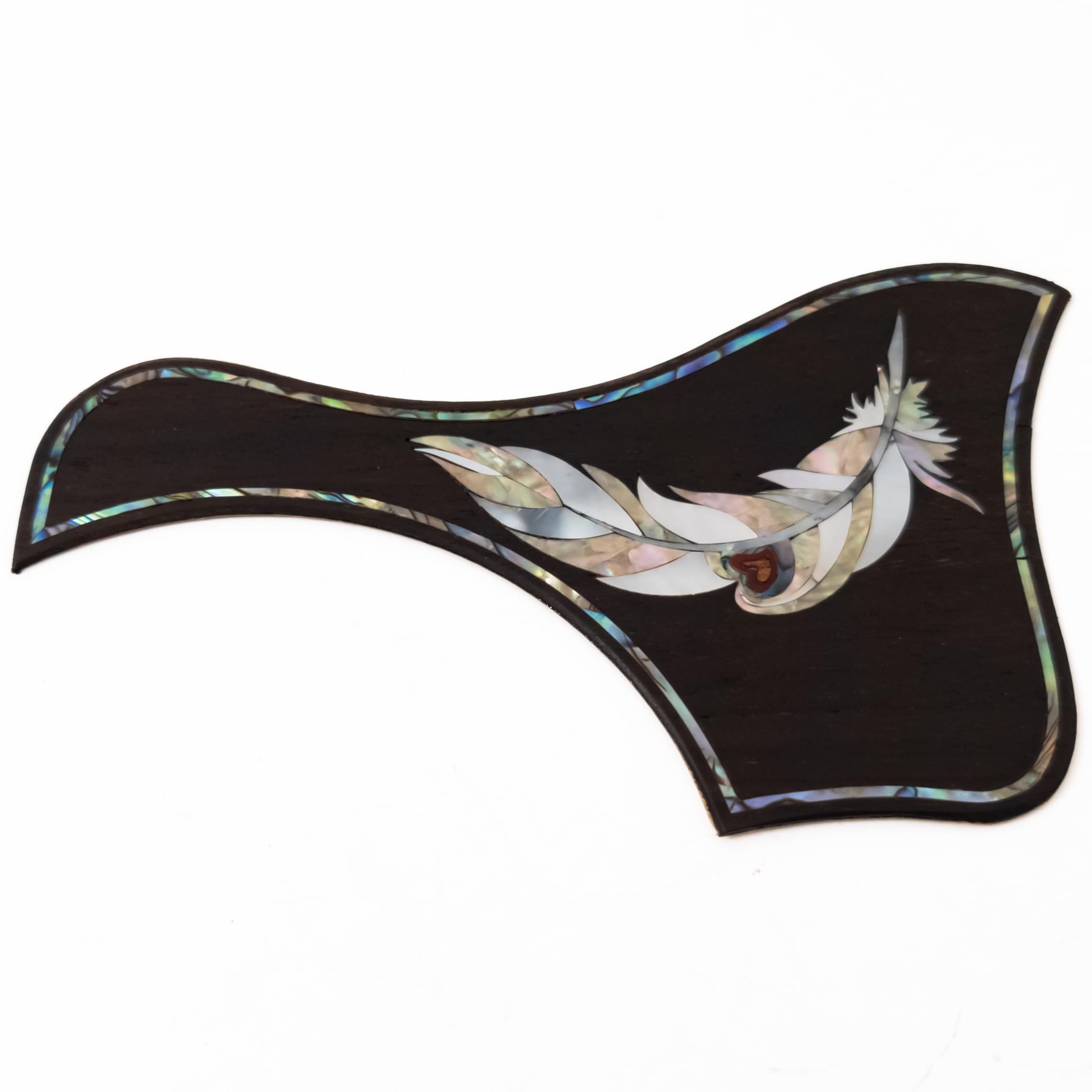 Guitar Pick Guard, Battipenna for chitarra acustica in palissandro massiccio for intarsio in abalone Taylor 300 cm adesivo 27 modelli(SN09)