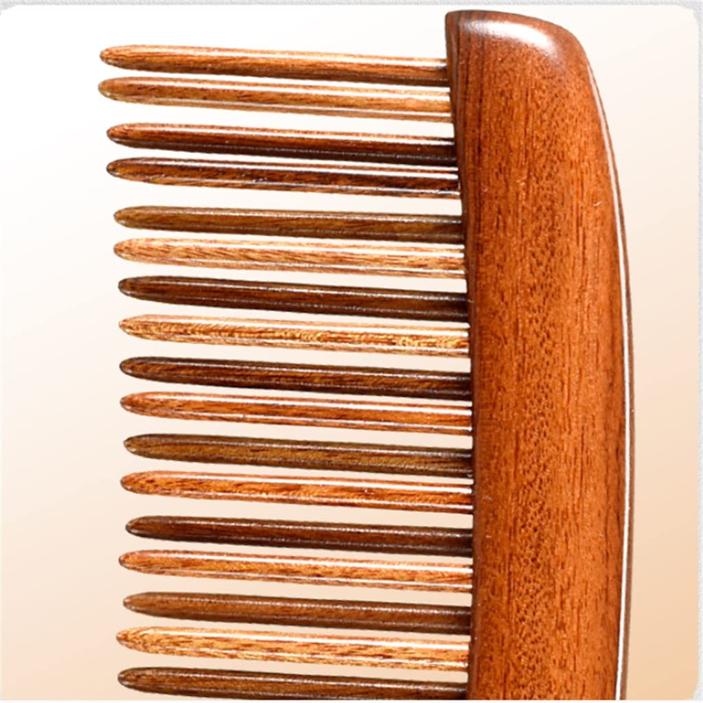 MRKU Peine de Dientes de Doble Fila, Peine de Masaje portátil para el hogar, Peine para Cabello Largo y Corto, Regalo Personal, Peine para el Cuidado del Cabello