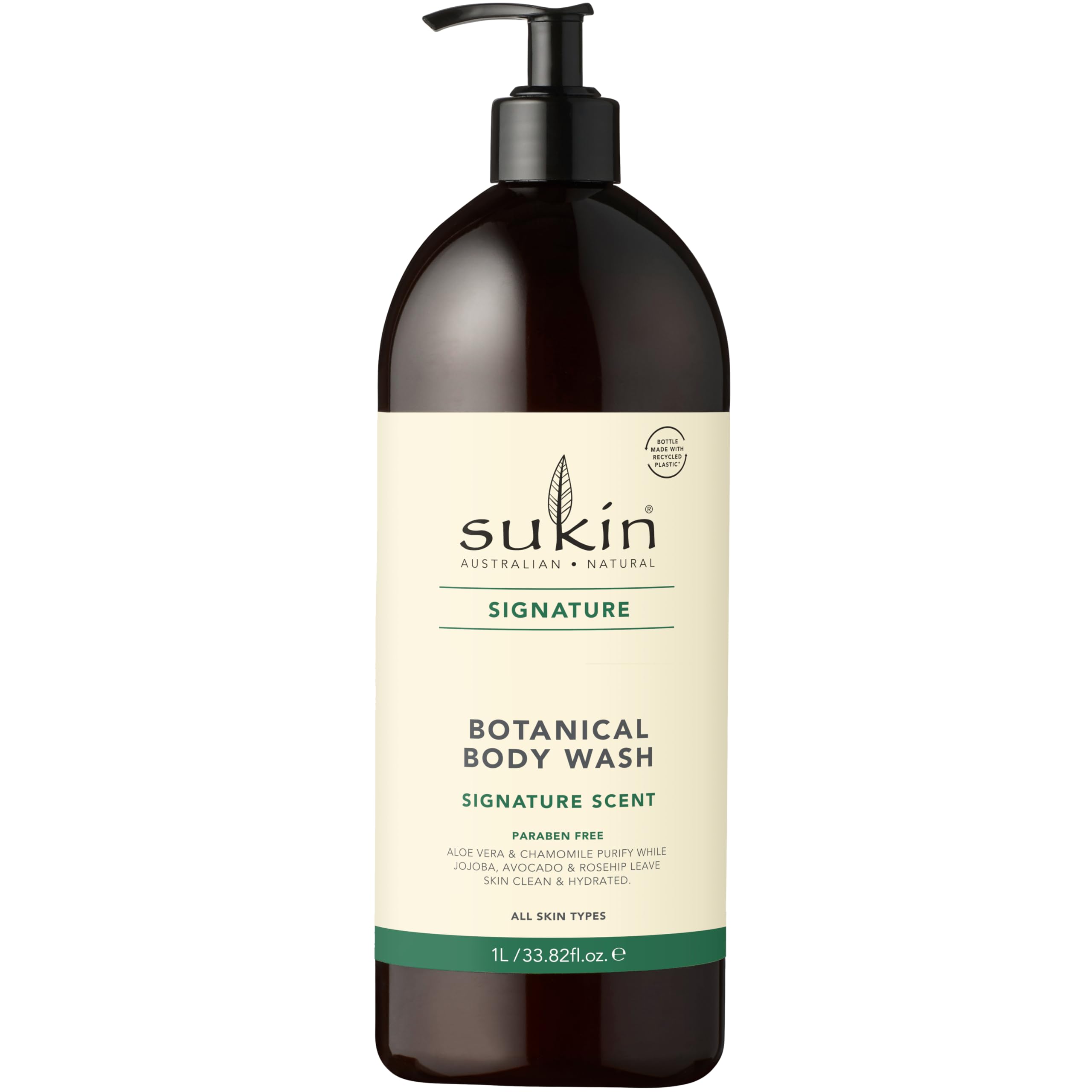 Sukin Botanical Body Wash 1 litre