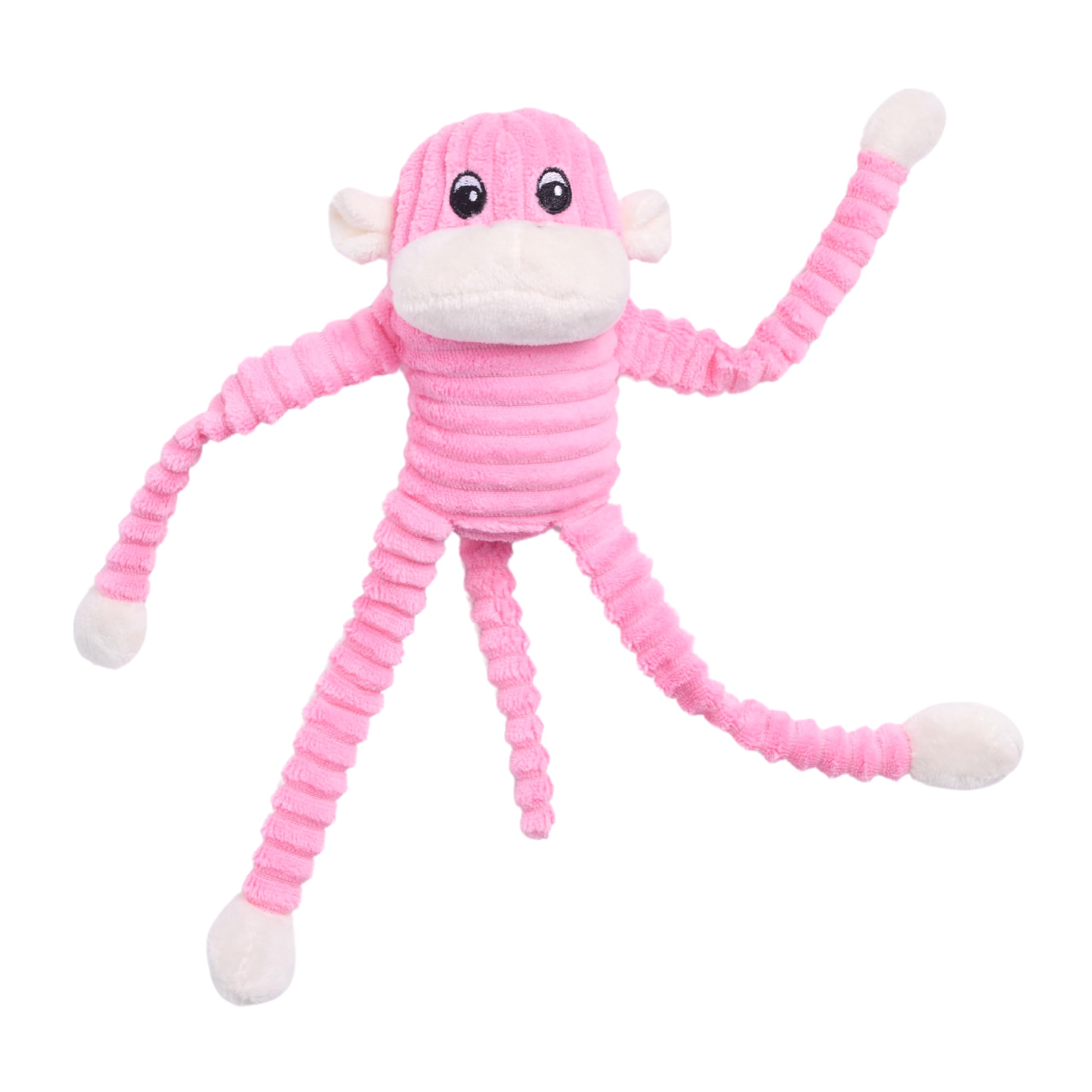 Spencer Crinkle Monkey - Pink - Small
