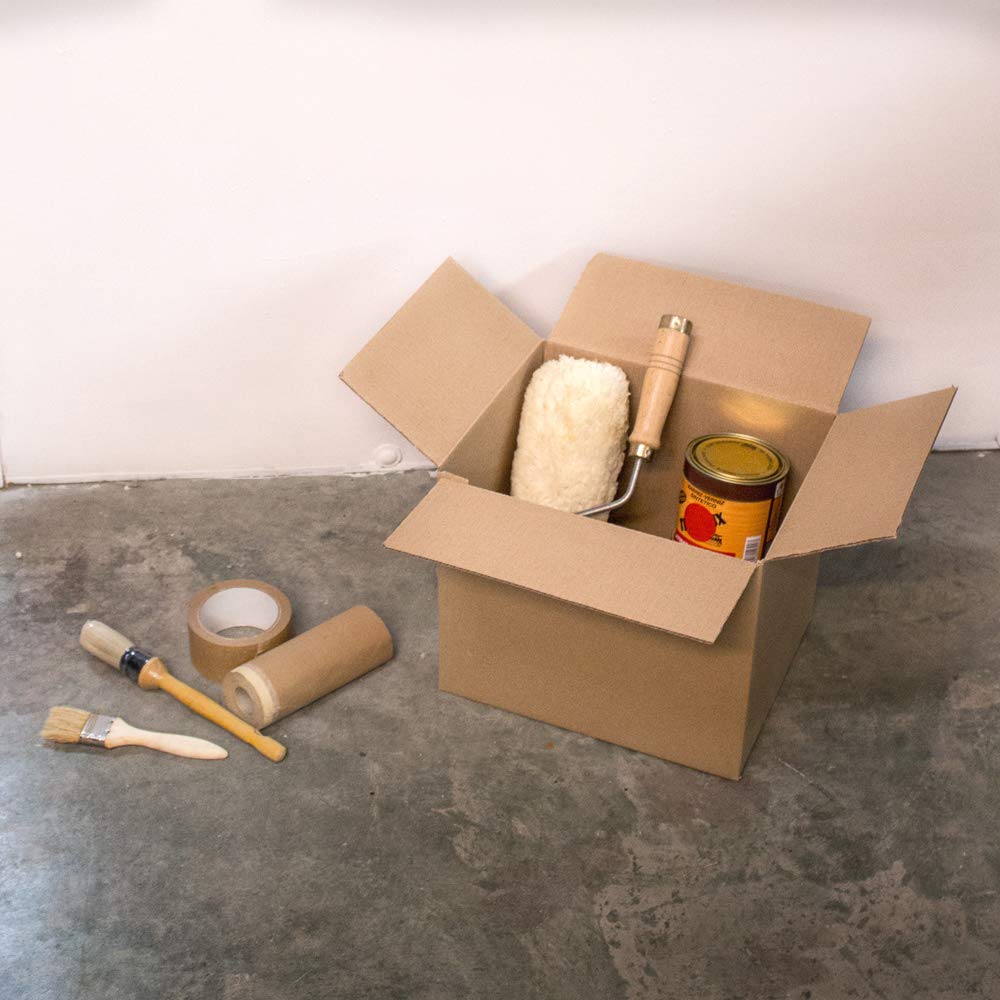Stacked Cardboard Boxes: A Single Piece Of Art Created From A Pile Of Cardboard Boxes. Unique - View #3