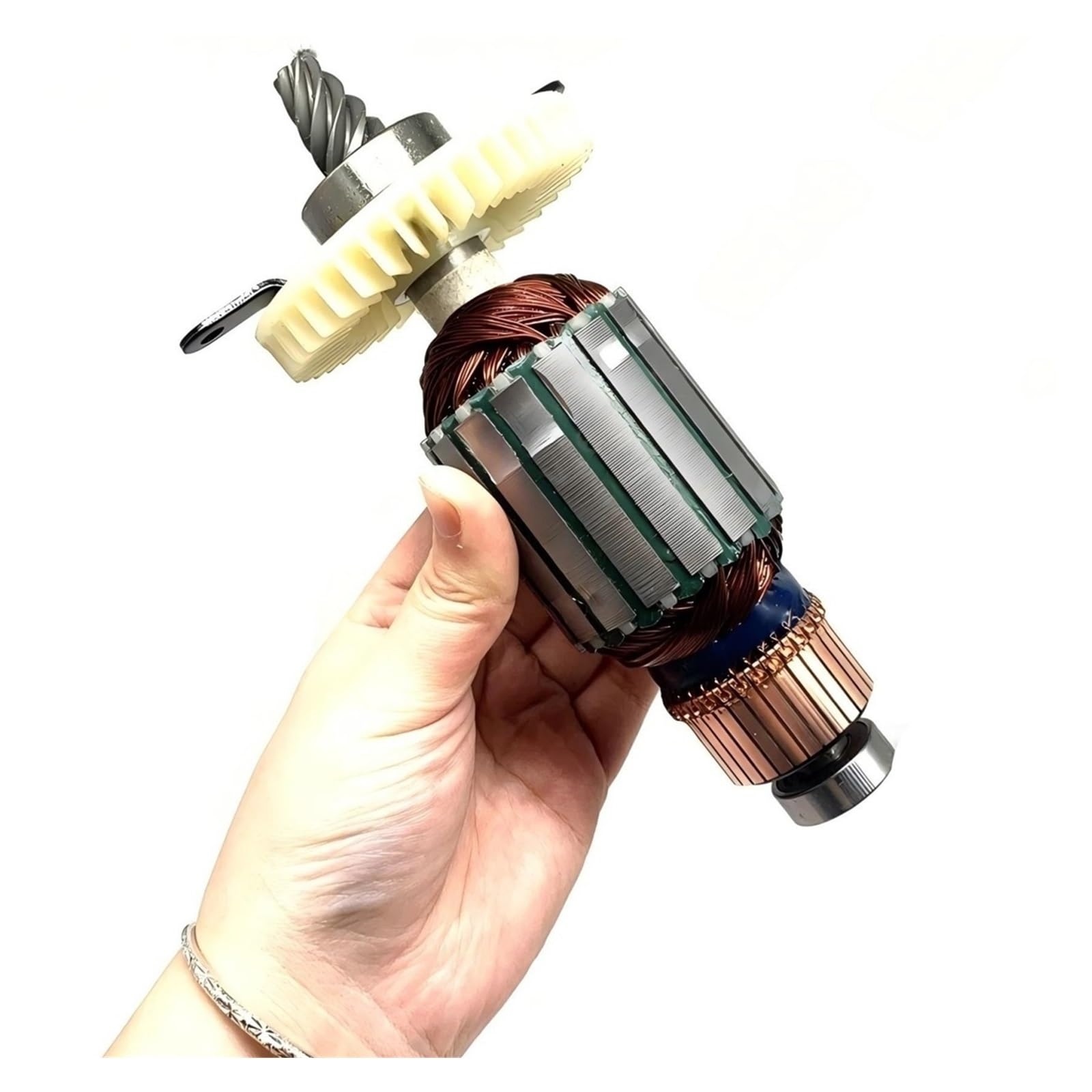 Vividcrate Rotor Ac220-240V Armature 5170039-58 Professional Grade Electric Motor Armature, Power Tools Cutters Replacement Parts, Compatible For Dewalt，For Sm18