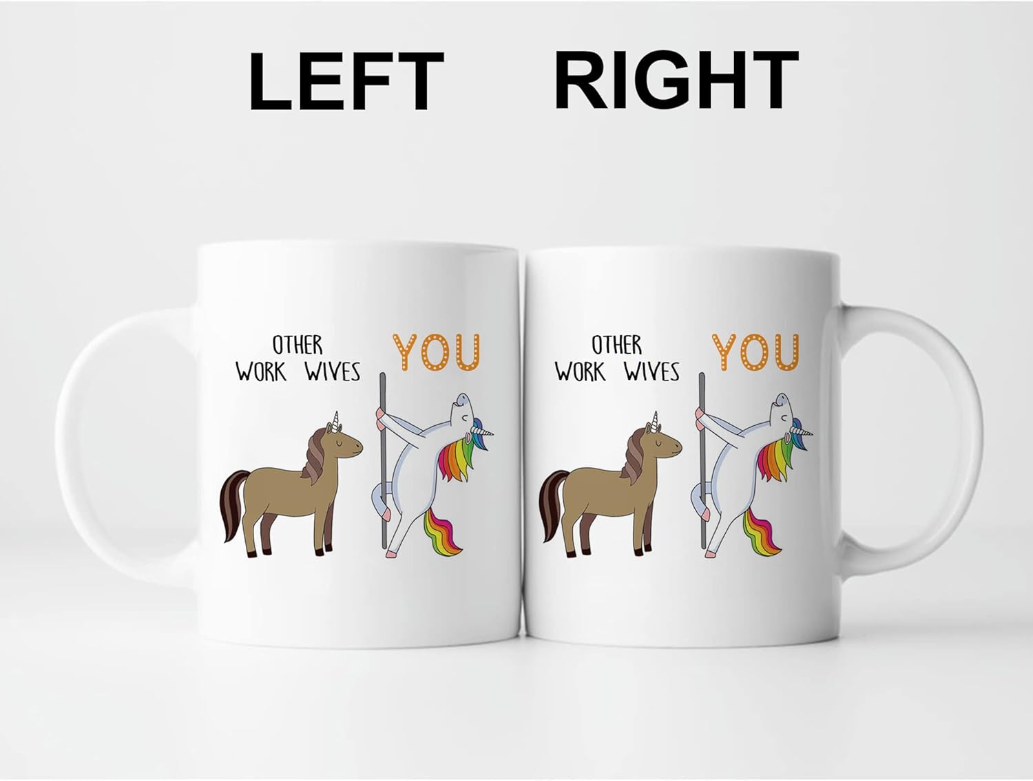 Other Work Wives You Unicorn Coffee Mug Work Wife Gifts for Women Coworker Gift for Colleague Birthday Mothers Day Gifts 11 oz Coffee Mugs Mother's day Gift for Coworker - Image 2