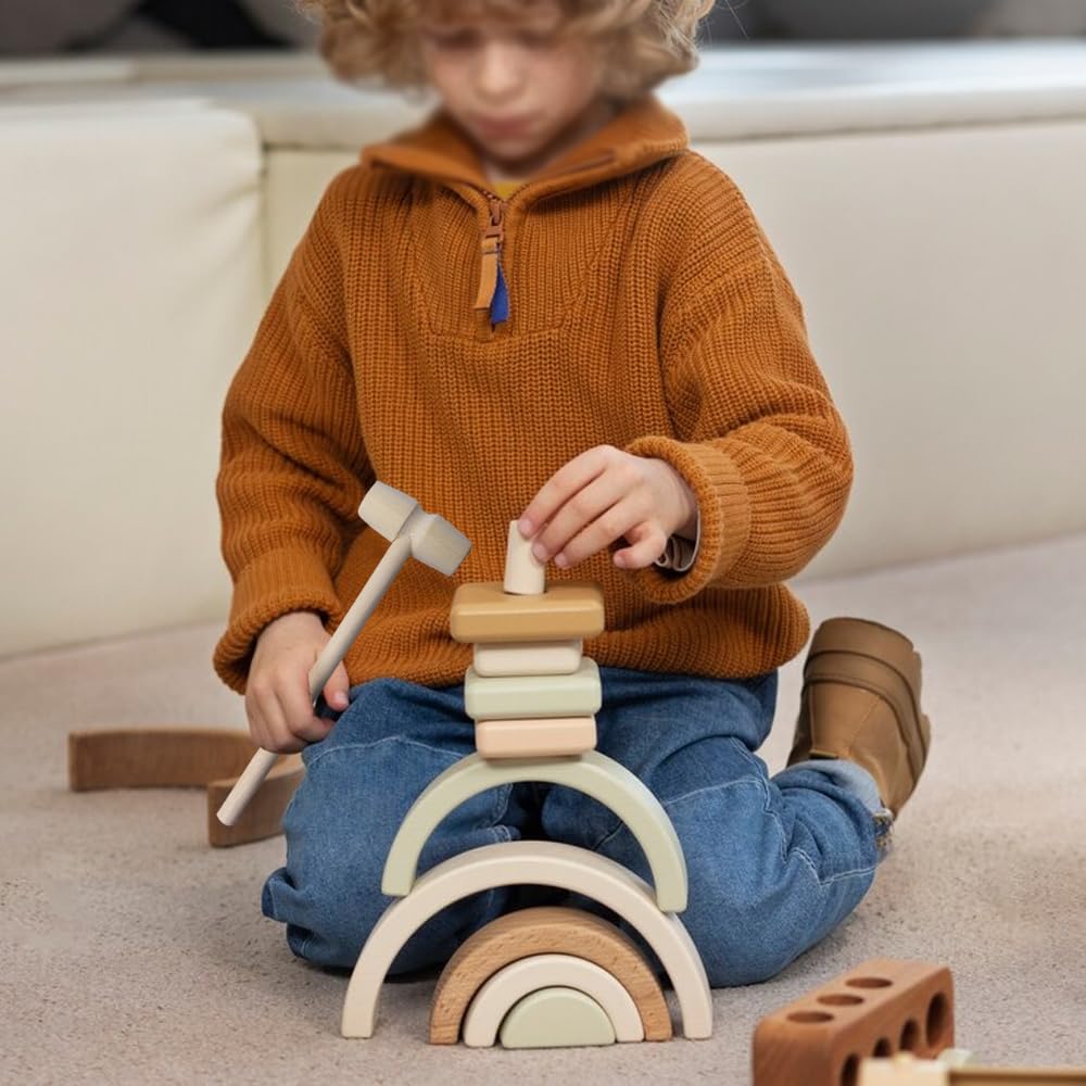 10 Mini martillos de Madera, mazo para Hacer postres, Herramienta para Hacer Manualidades