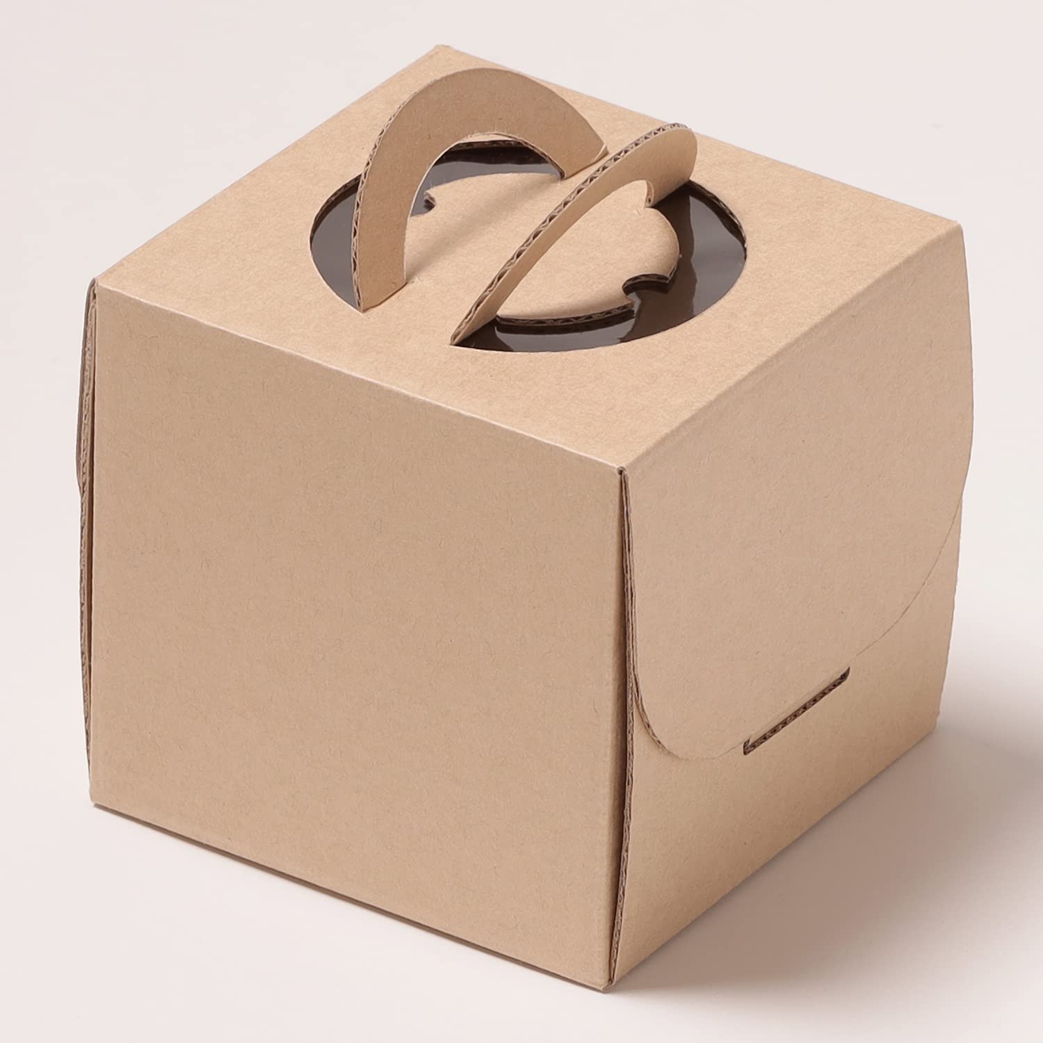 Amazon.co.jp: ハコマルシェ エコクラフトデコ箱 ケーキ箱 ケーキ